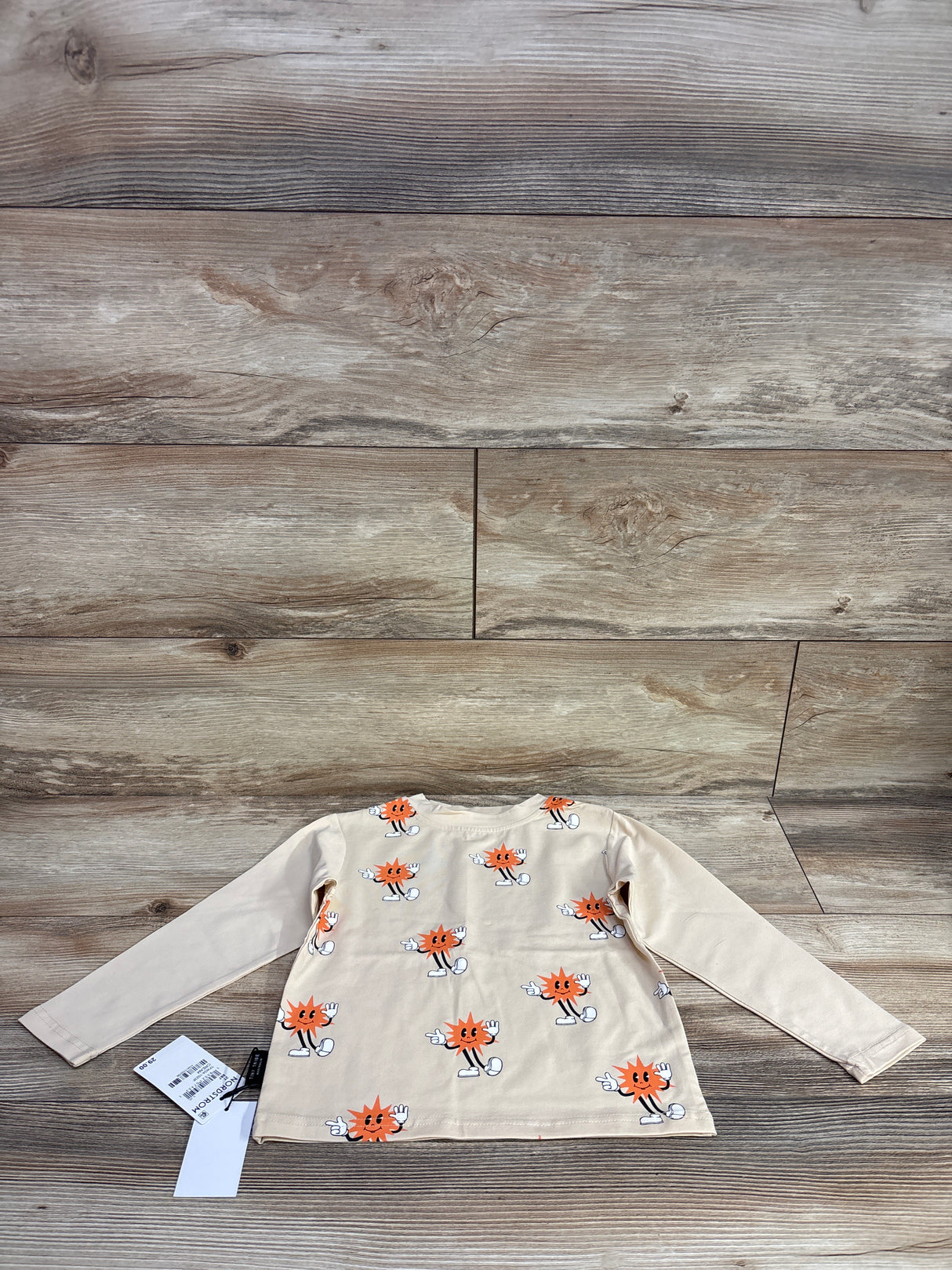 NEW Tiny Tribe Smiley Sun Shirt Tan sz 2T