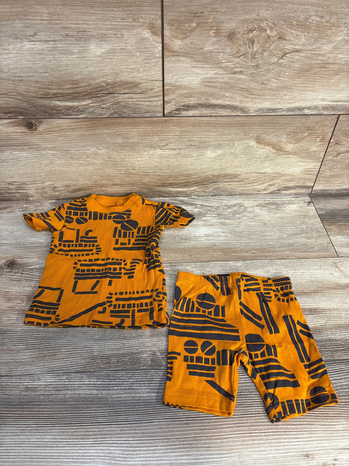 Carter's 2pc Truck Pajama Set Yellow sz 12m