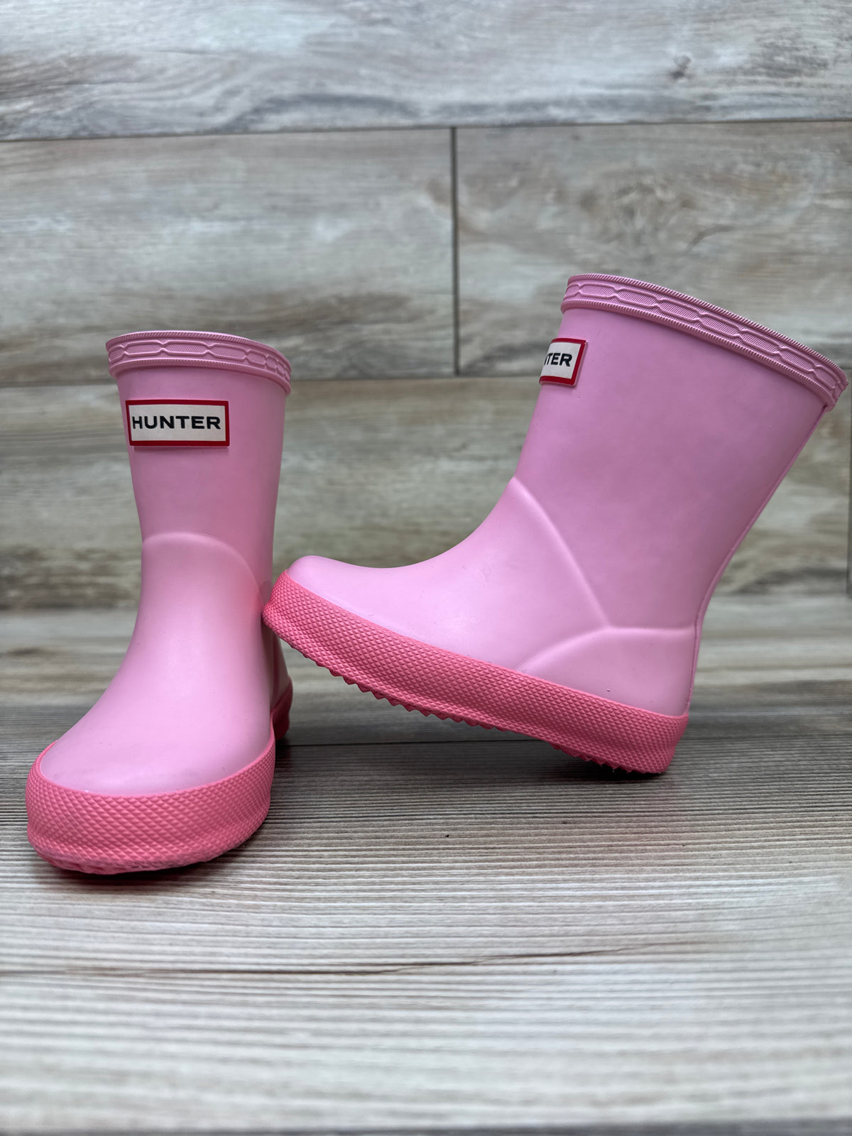 Hunter First Classic Rain Boots Pink sz 5/6c