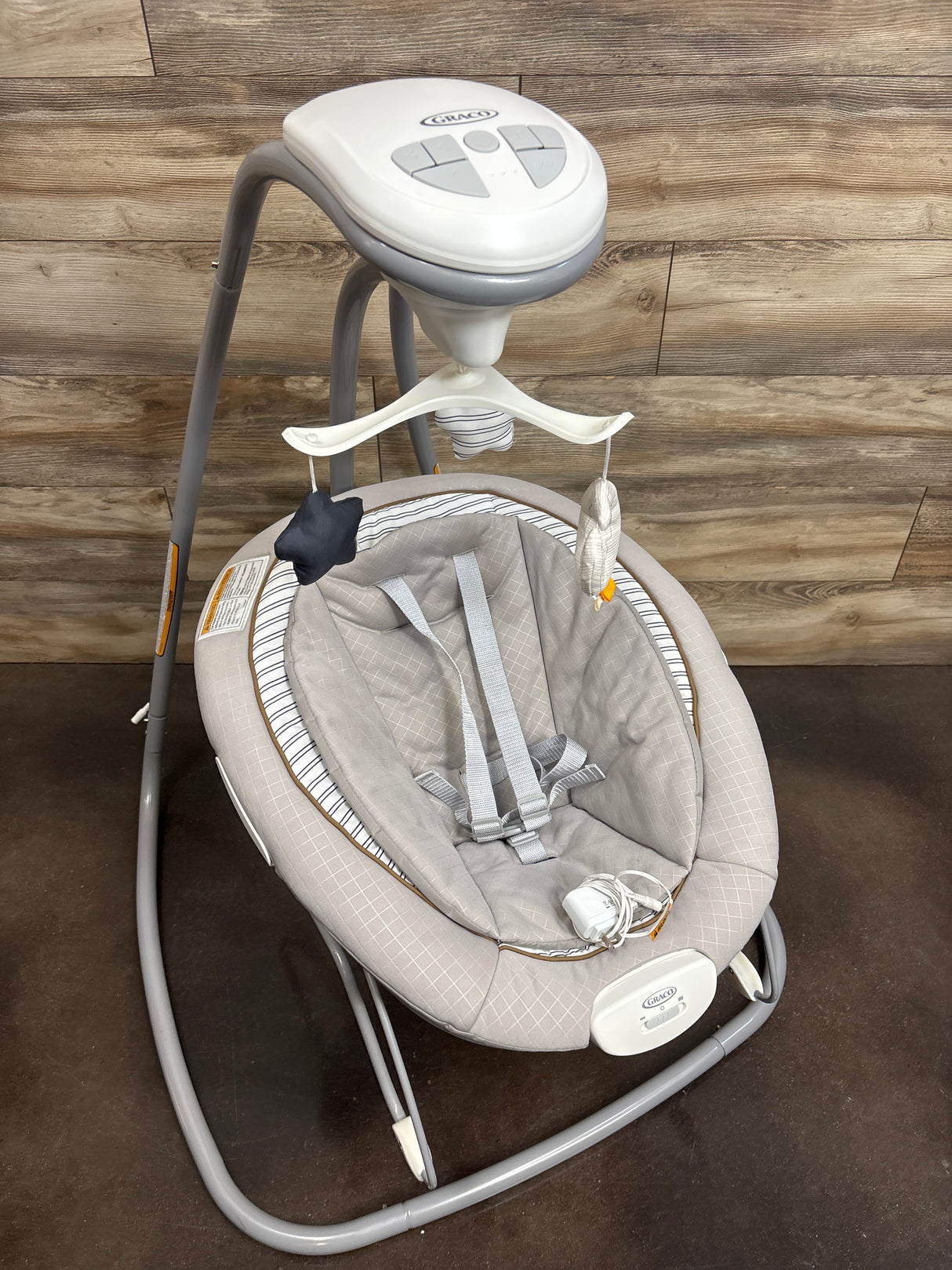 Graco DuetConnect Deluxe Multi-Direction Baby Swing and Bouncer - Britton