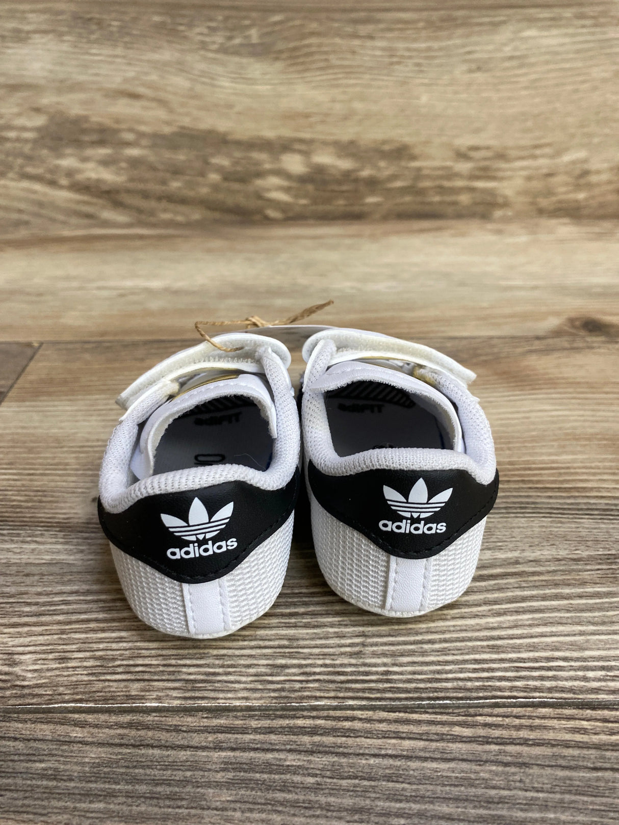 NEW Adidas Superstar Crib Shoes, White sz 2c