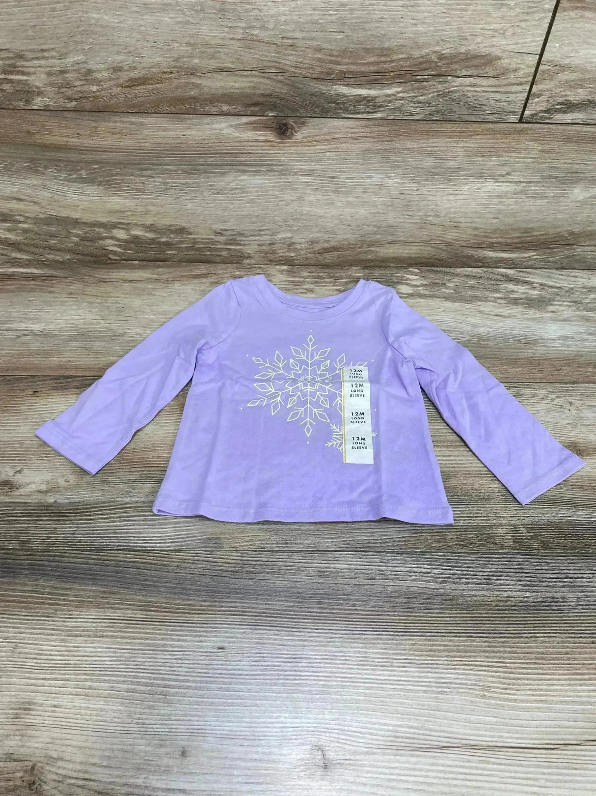 NWoT Cat & Jack Snowflake Shirt Purple sz 12m - Me n Mommy To Be