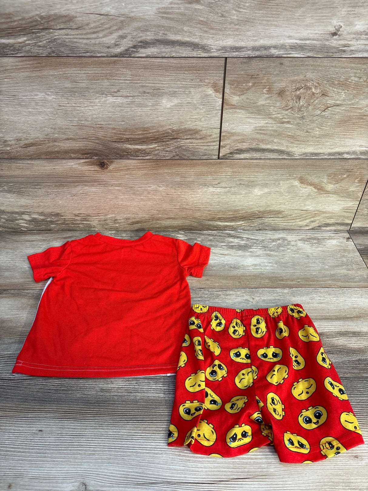 Lego 2pc Emoji Pajama Set Red sz 2T