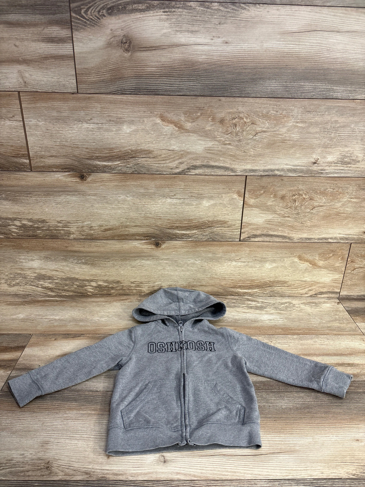 OshKosh Full Zip Hoodie Grey sz 2T