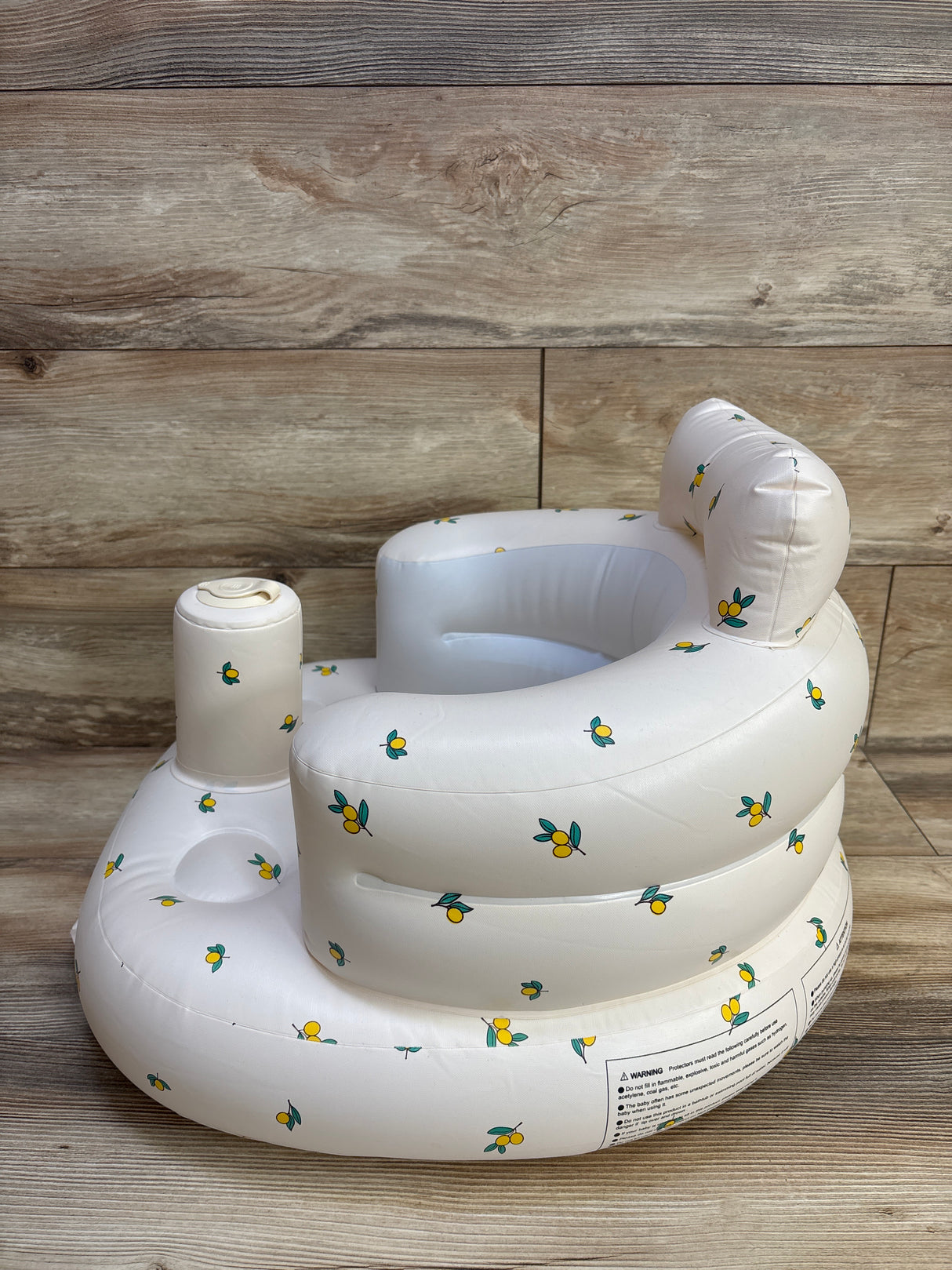 Taoou Inflatable Floor Seat, Lemon Print 3-36m