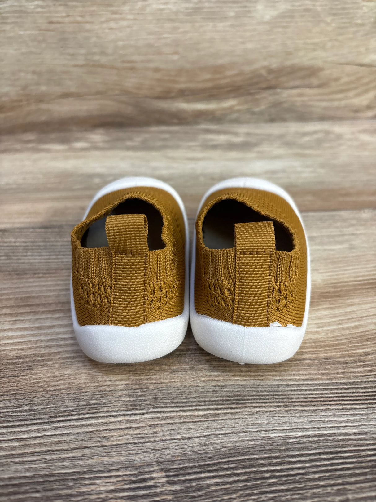 2 Tiny Feet Nuetral & Knitted Sock Shoe, Brown sz 1/2c