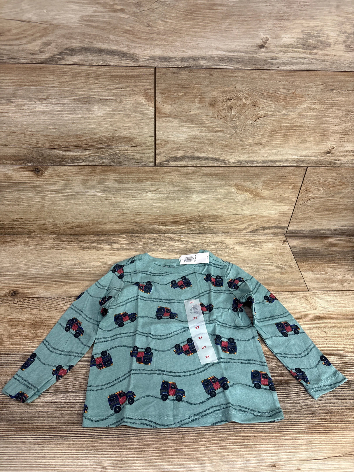 NEW Old Navy Green 4x4 Truck Shirt sz 2T