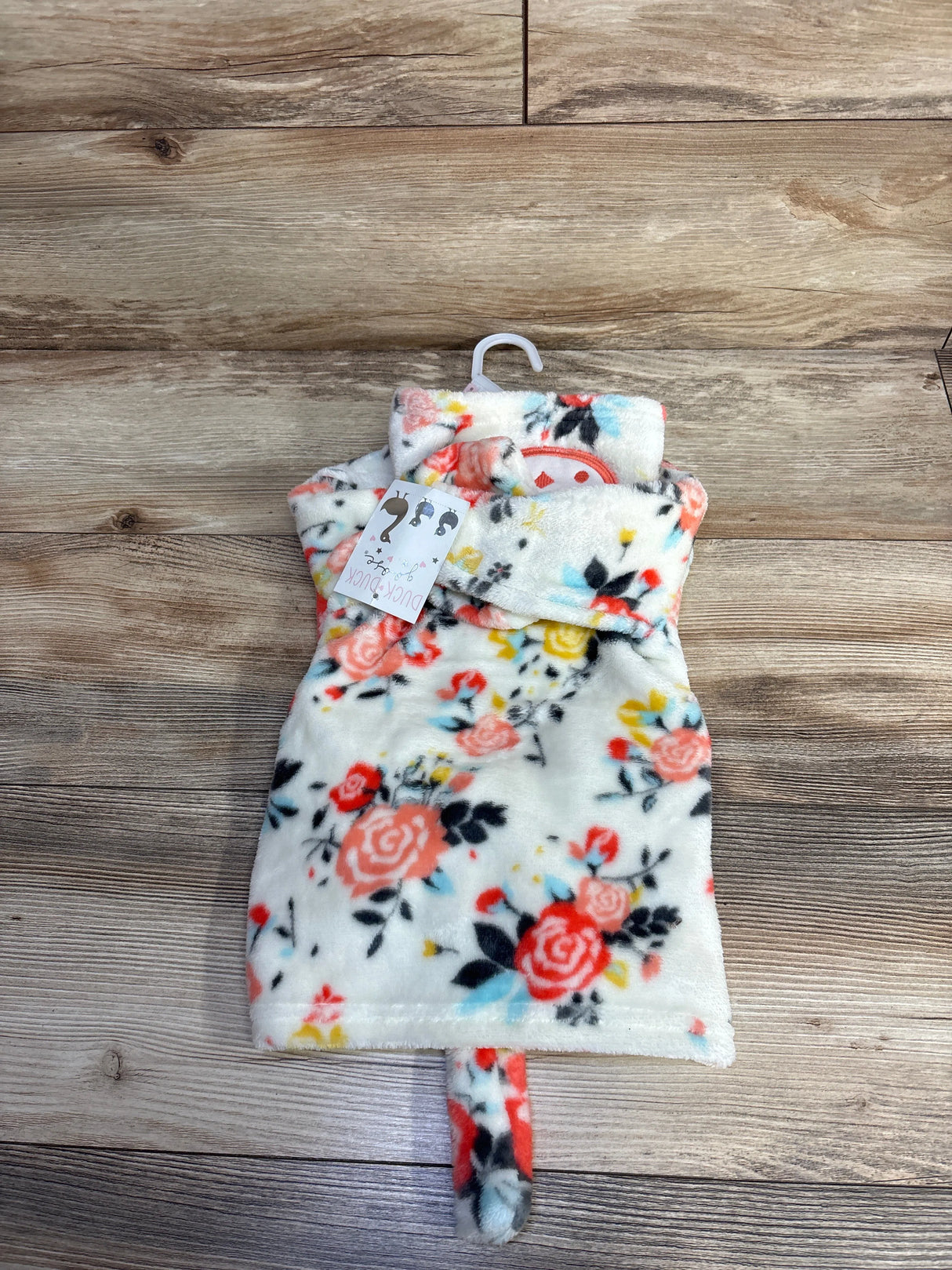 NEW Duck Duck Goose Floral Robe White sz 0-9m