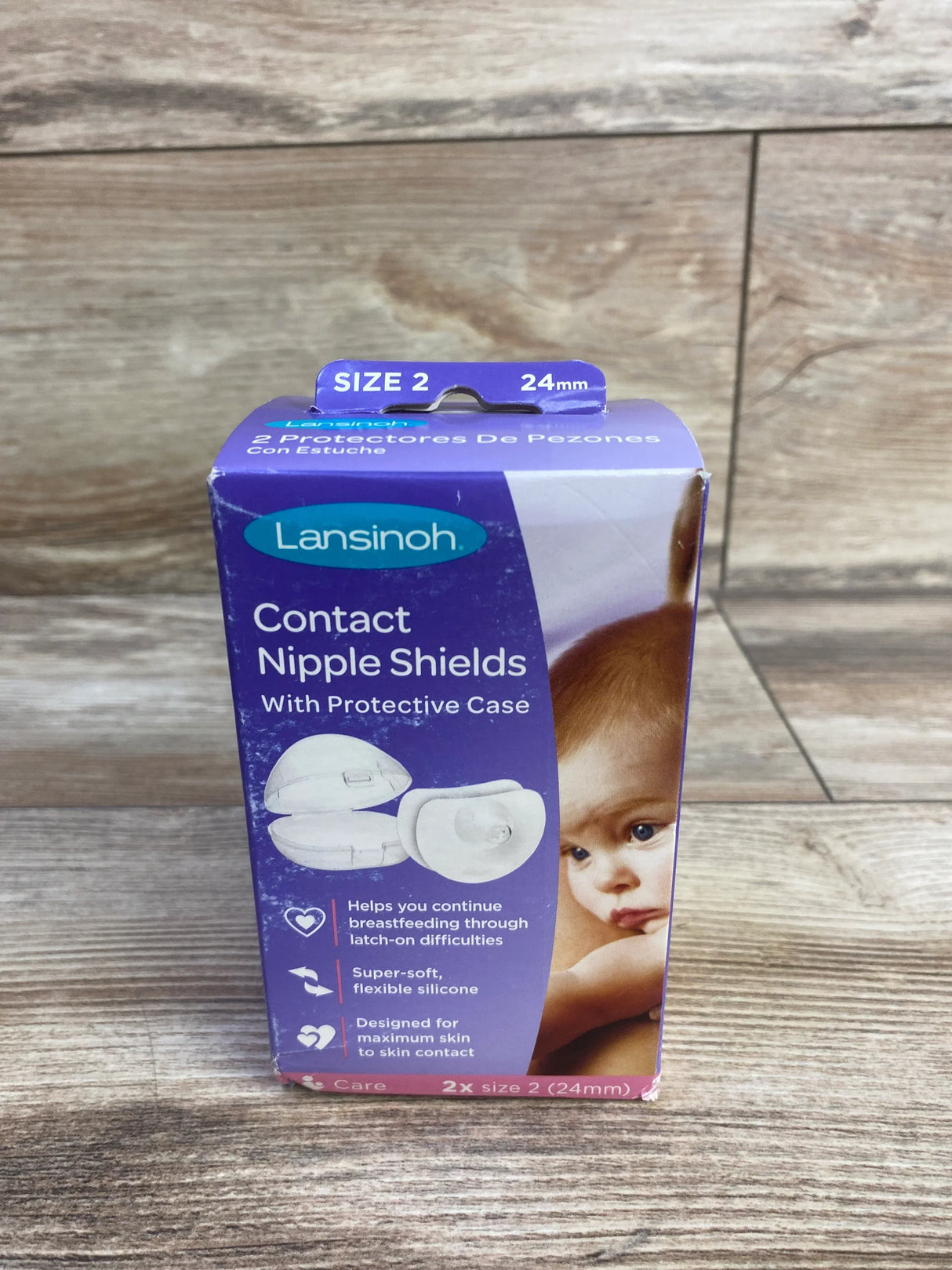 NEW Lansinoh Contact Nipple Shields 24mm