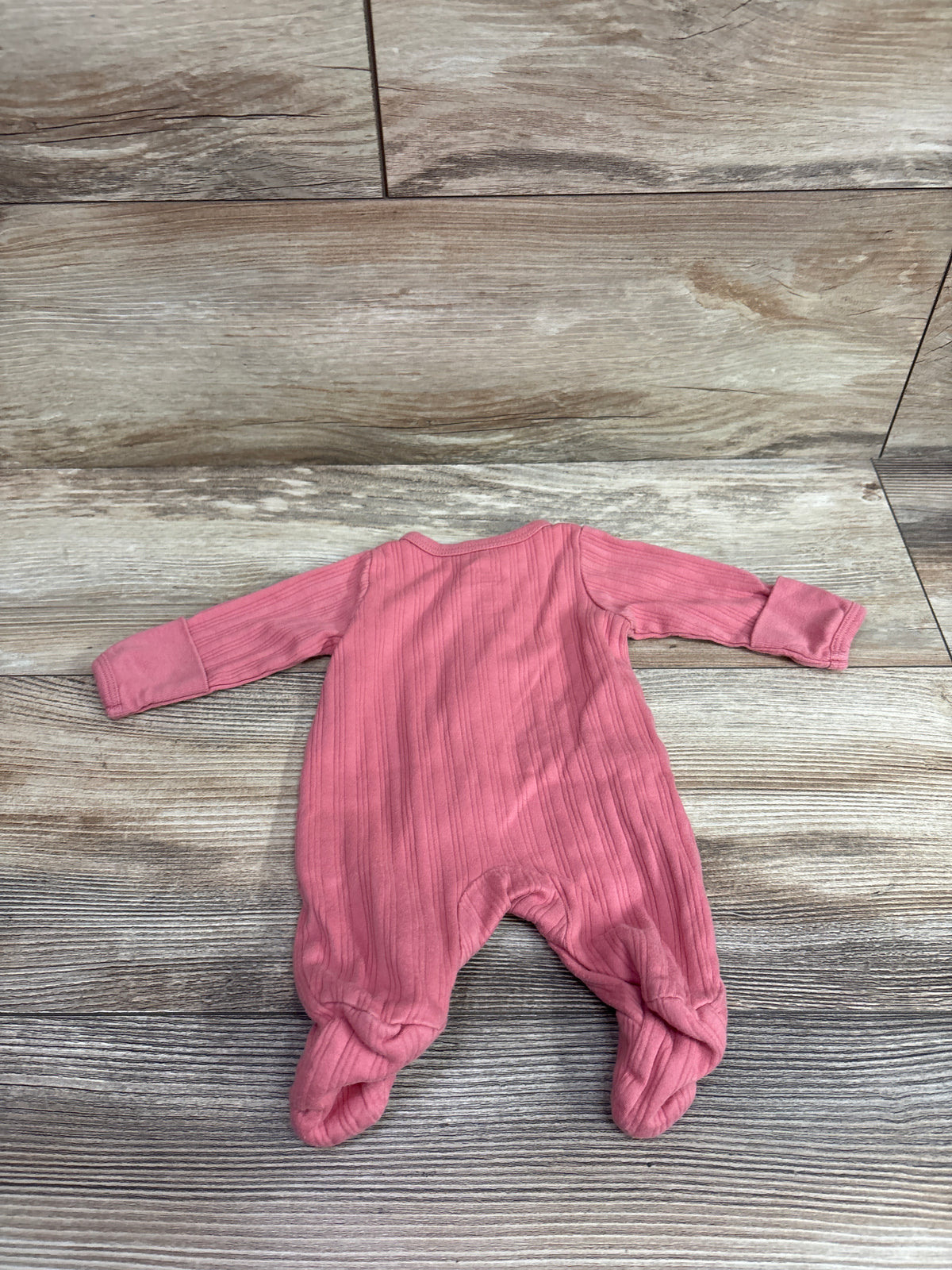 Wonder Nation Ribbed Sleeper Pink sz Preemie