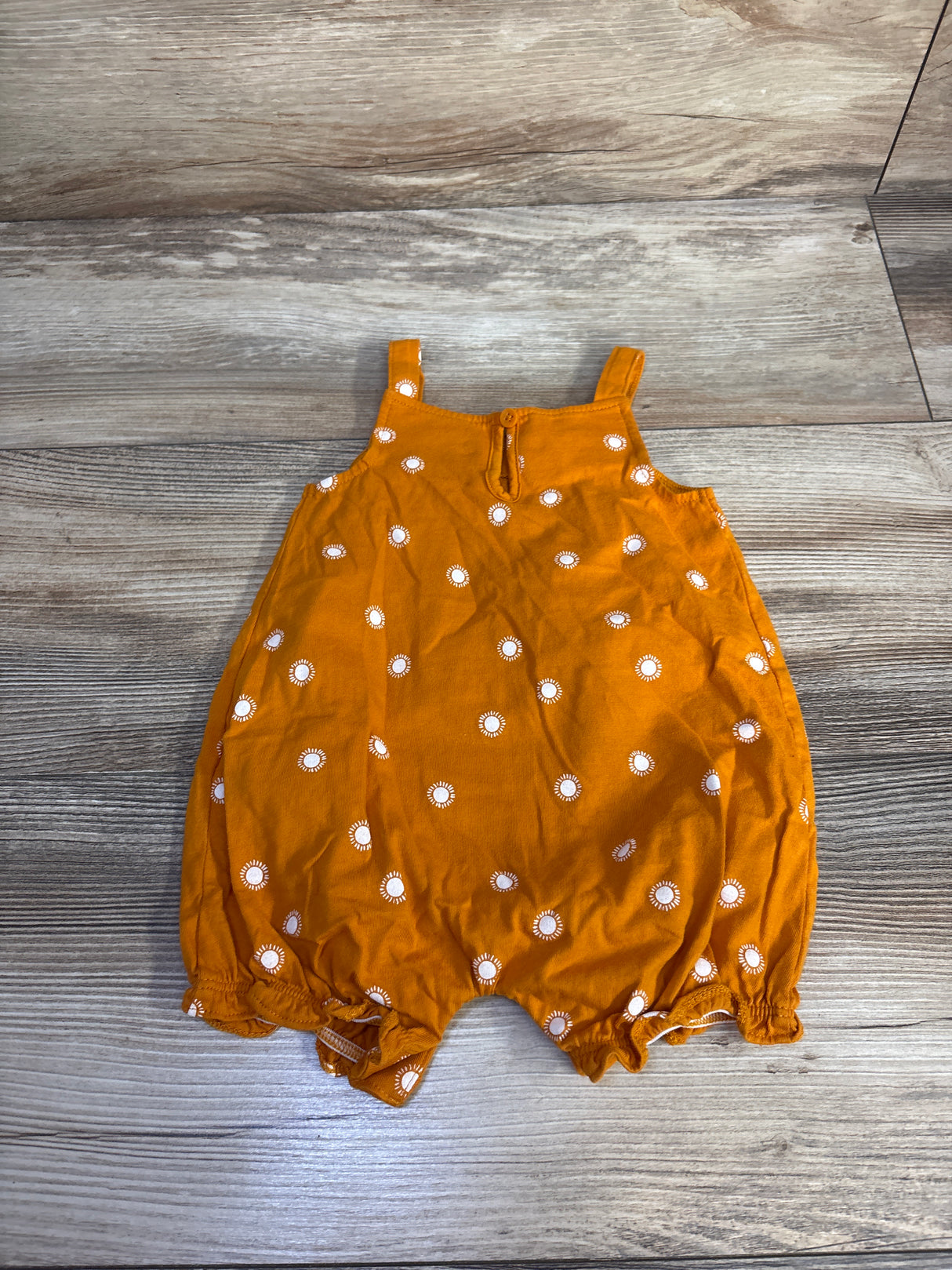Carter's Sun Shortie Romper Orange sz 6m