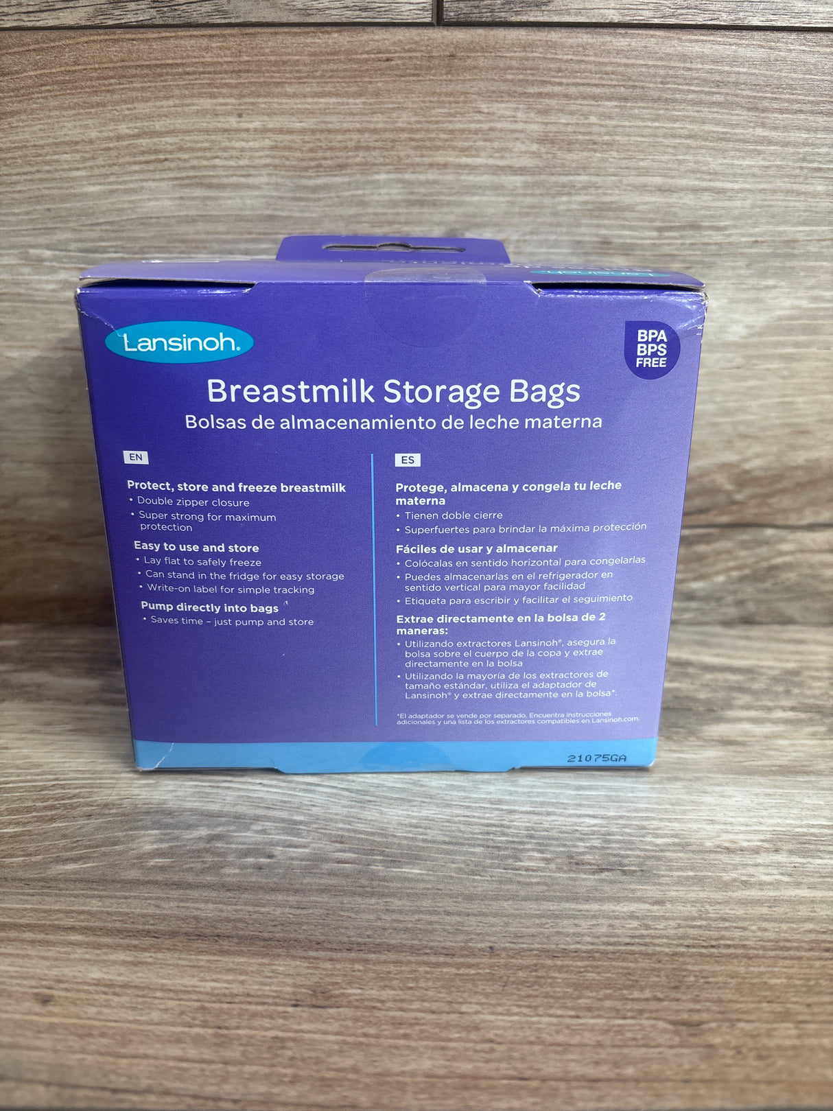 NEW Lansinoh 100ct Breastmilk Storage Bags, 6oz