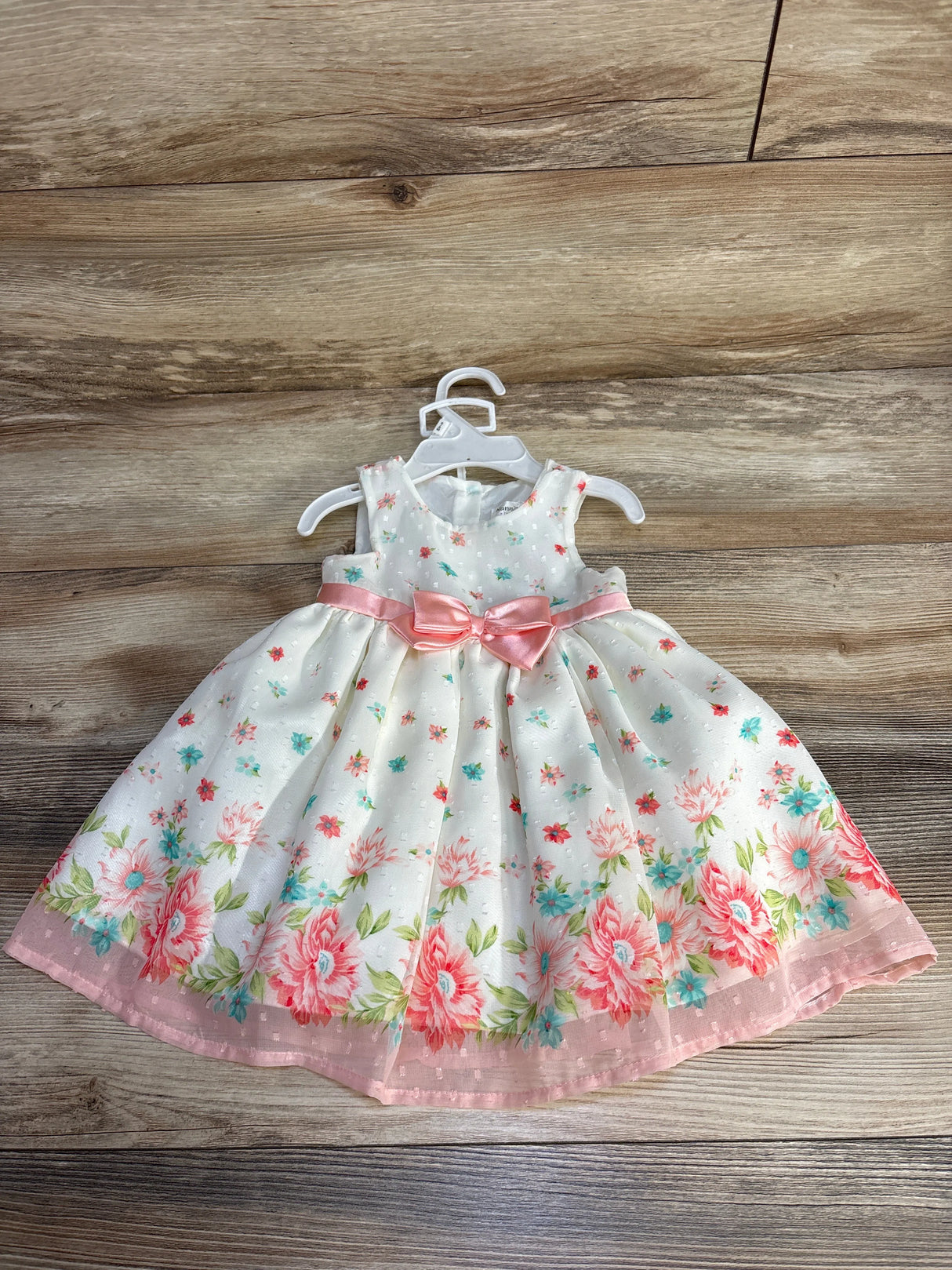 NWoT Nannette Baby Floral Dress & Bloomers White sz 6-9m - Me n Mommy To Be