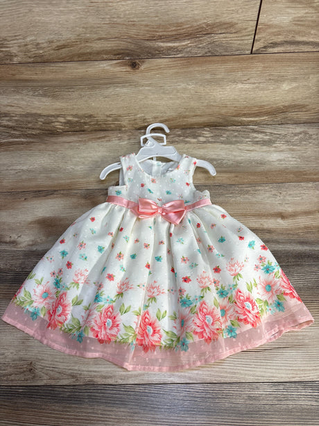 NWoT Nannette Baby Floral Dress & Bloomers White sz 6-9m - Me n Mommy To Be