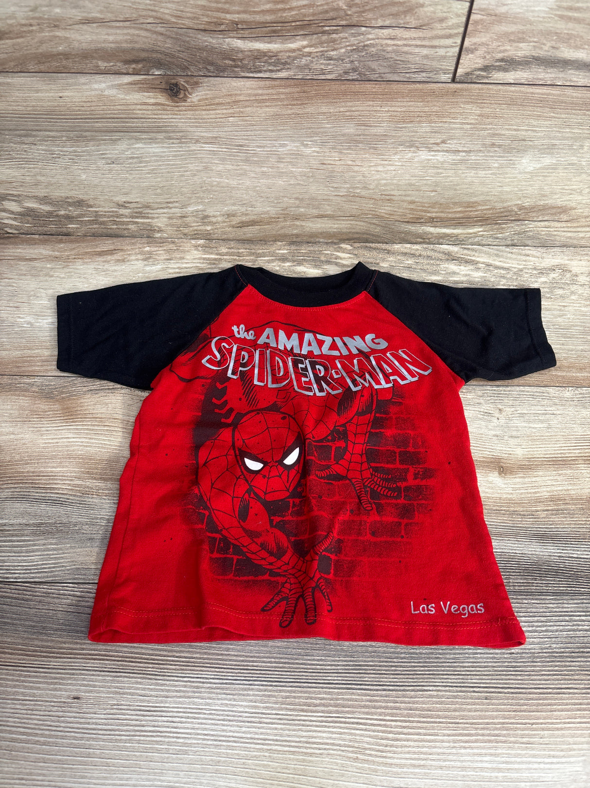 Marvel The Amazing Spiderman Shirt Red sz 2T