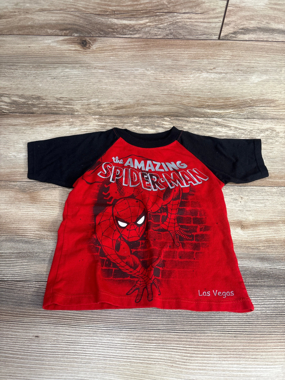 Marvel The Amazing Spiderman Shirt Red sz 2T