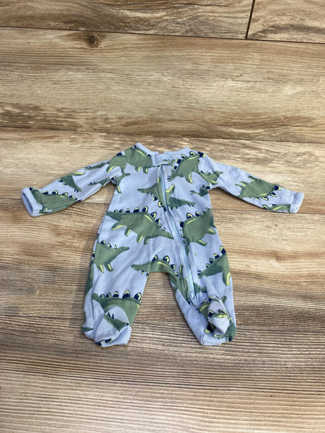 Child Of Mine Dino Sleeper Blue sz Preemie - Me n Mommy To Be