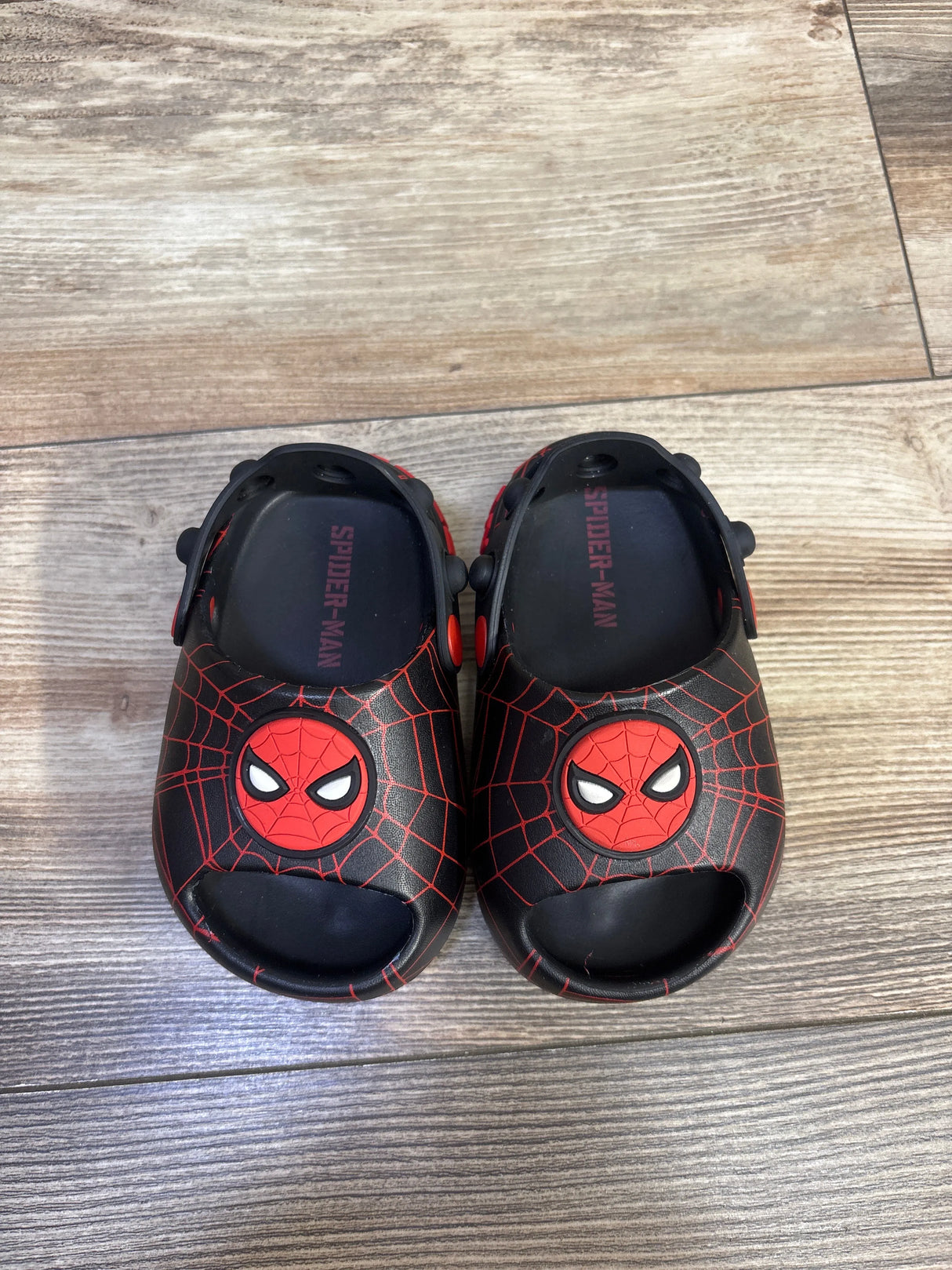 Ground Up Spiderman Clogs Black sz 5c