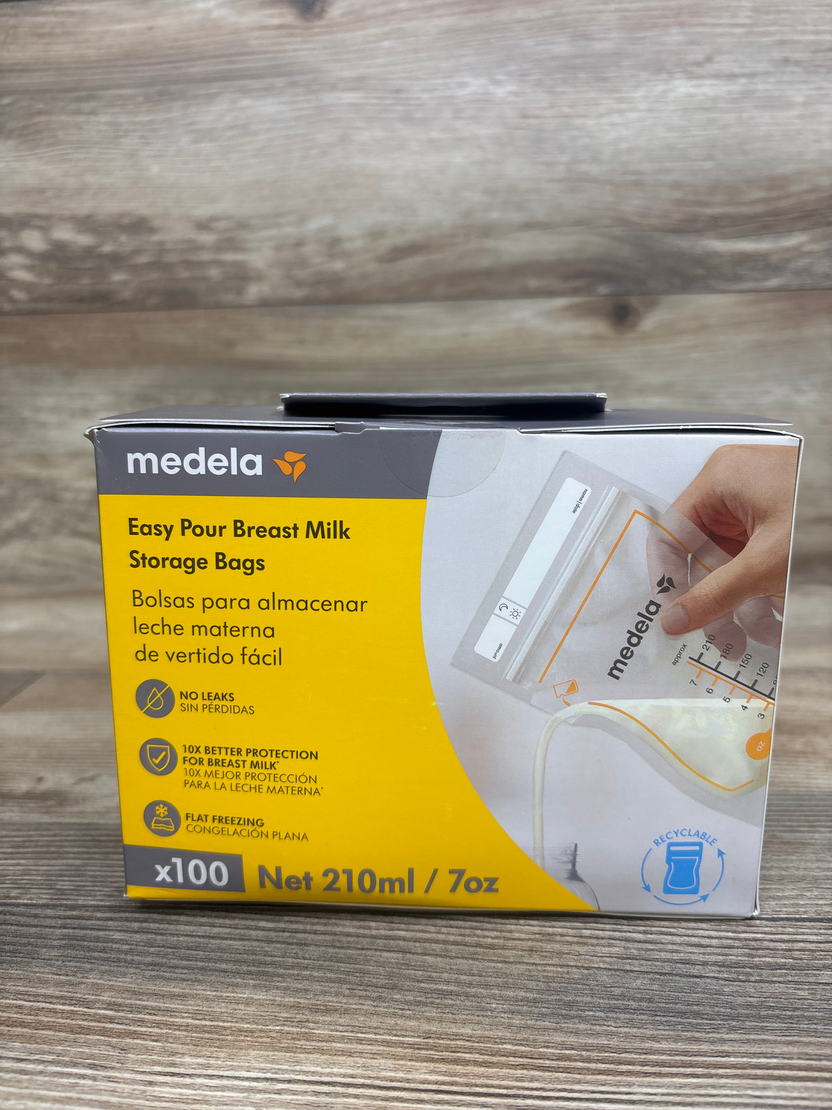 NEW Medela Easy Pour Breast Milk Storage Bags 100ct. 7oz