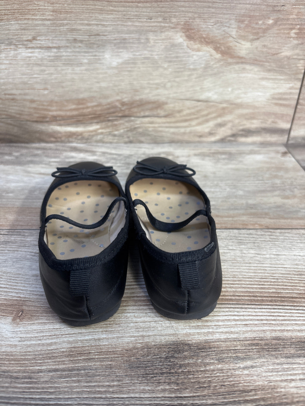 Cat & Jack Nora Slip-On Ballet Flats Black sz 10c