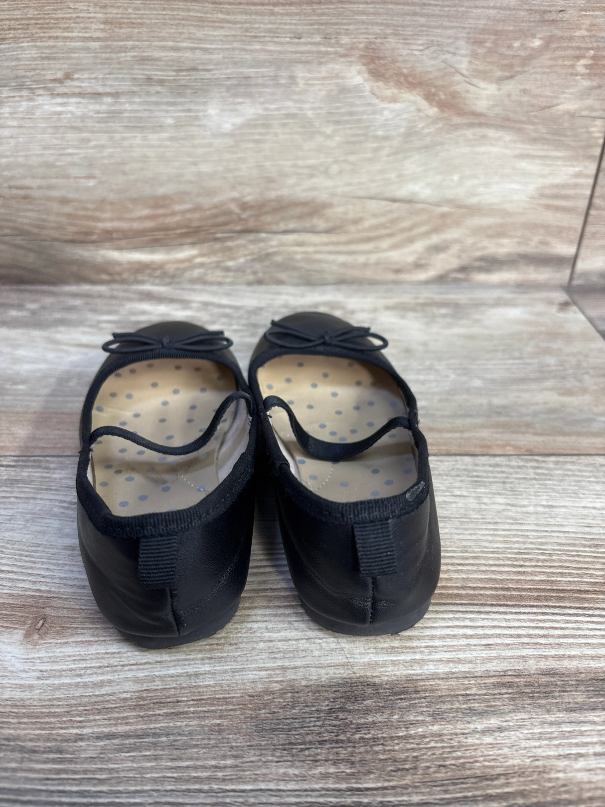 Cat & Jack Nora Slip-On Ballet Flats Black sz 10c