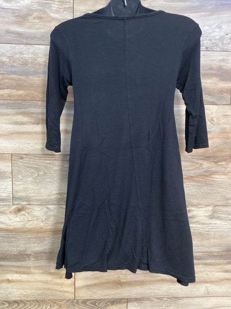 Boohoo 3/4 Sleeve Cross Strap Swing Top Black sz Small - Me n Mommy To Be