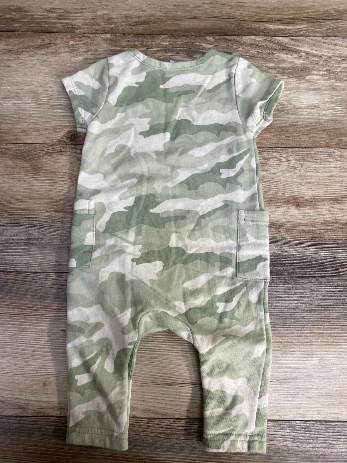 Old Navy Camo Coverall Green sz 6-12m
