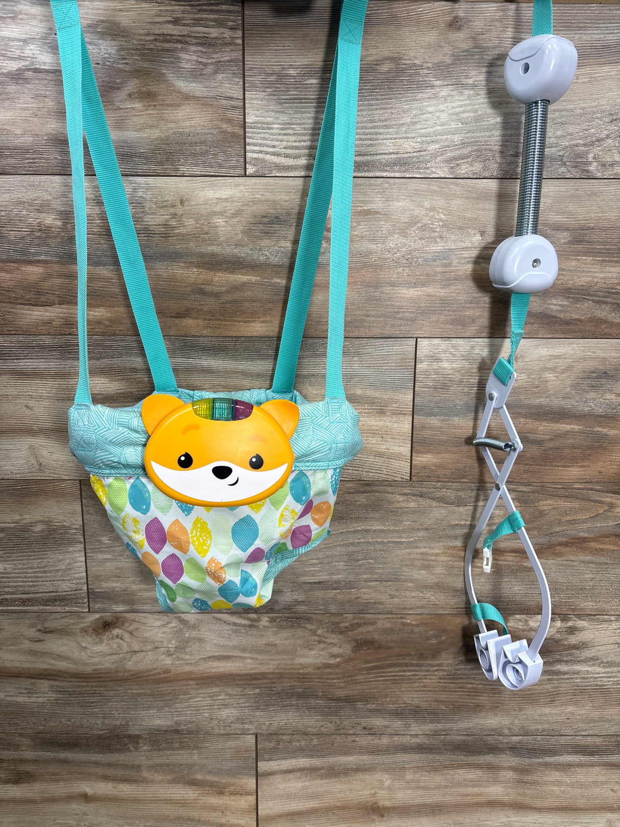 Infantino 2-in-1 Music & Lights Doorway Jumper, Fox