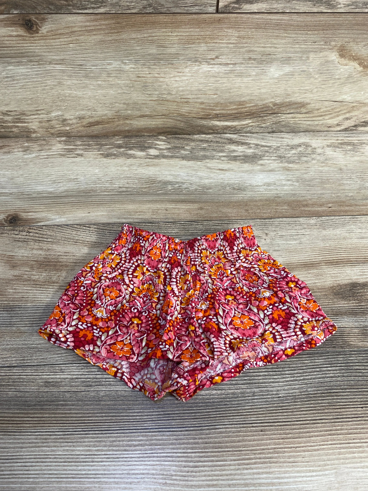 Old Navy Floral Shorts Pink sz 6-12m - Me n Mommy To Be