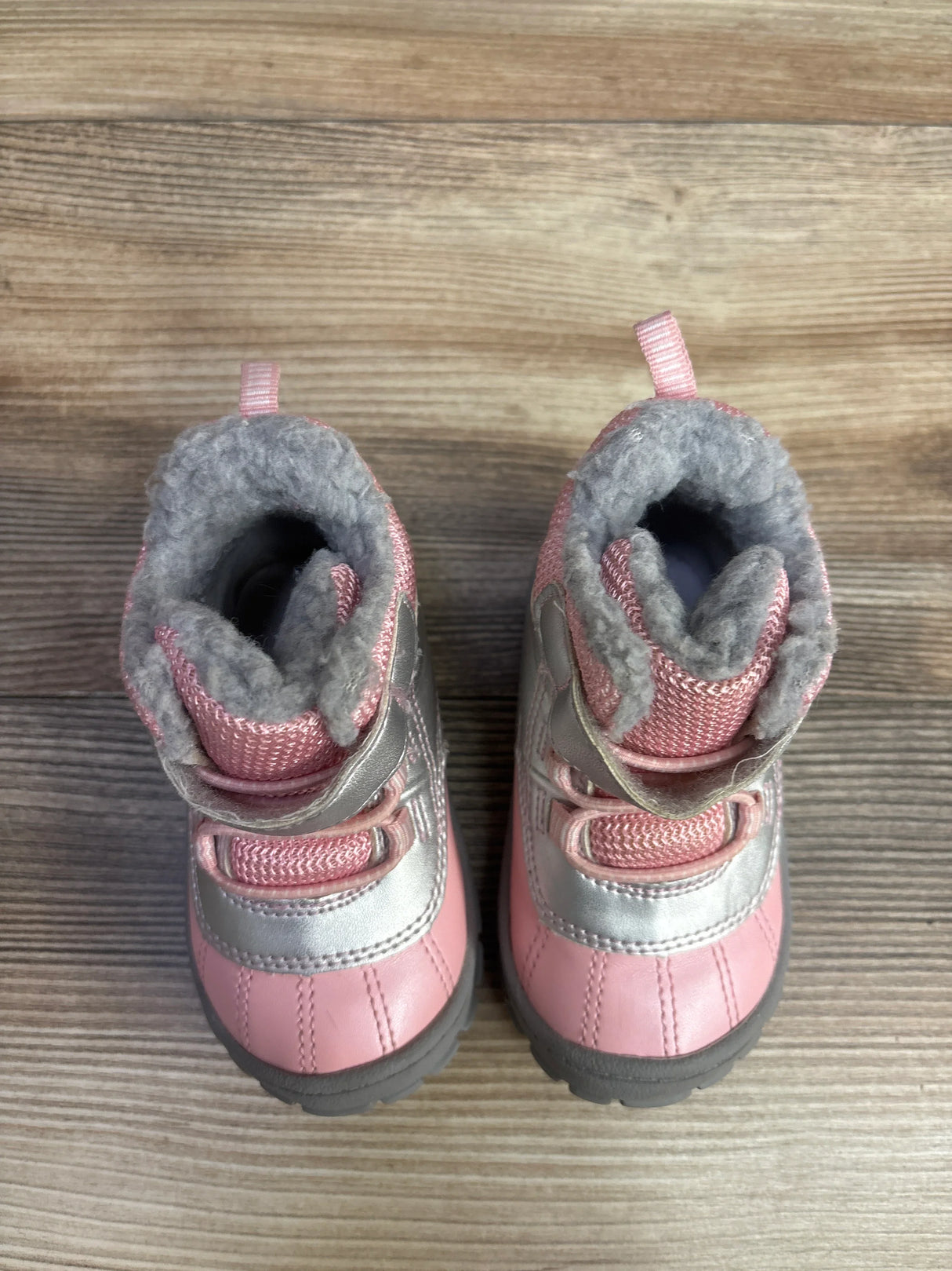 Wonder Nation Fur Lined Boots Pink sz 5c
