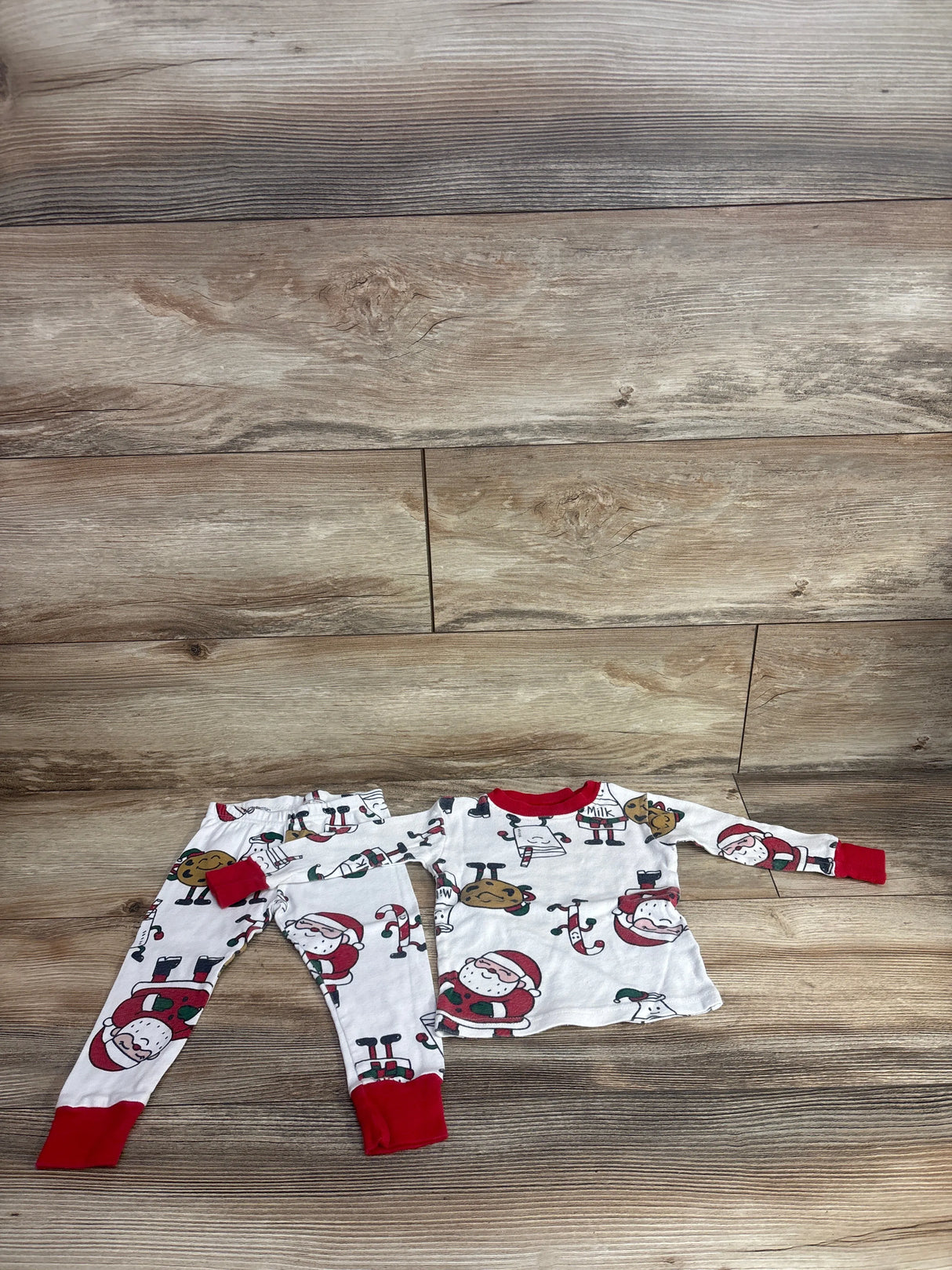 Carter's Milk & Cookies 2pc Pajama Set White sz 12m