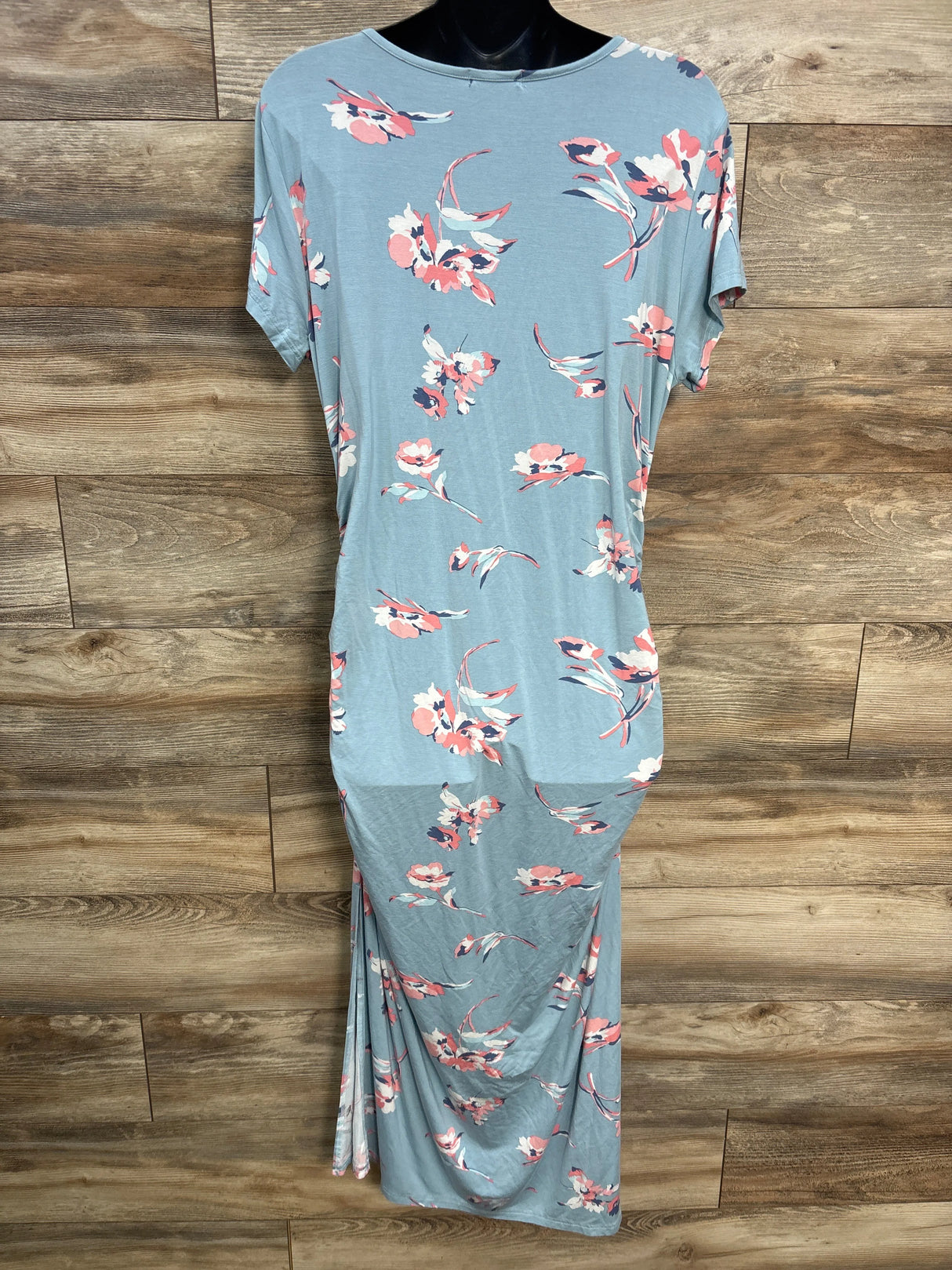 Smallshow Bodycon Maternity Dress Blue sz XXL