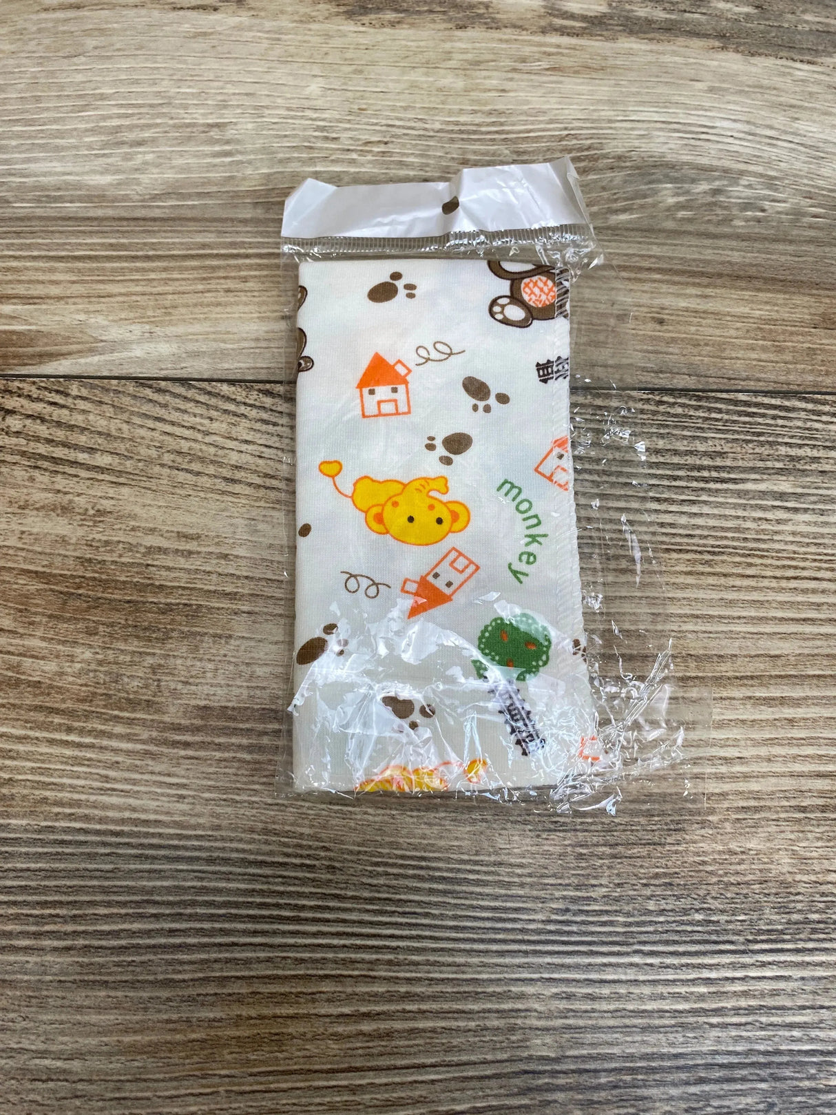 NEW Noah & Bella Monkey Cartoon Cotton Triangle Bandana Bib - Me n Mommy To Be