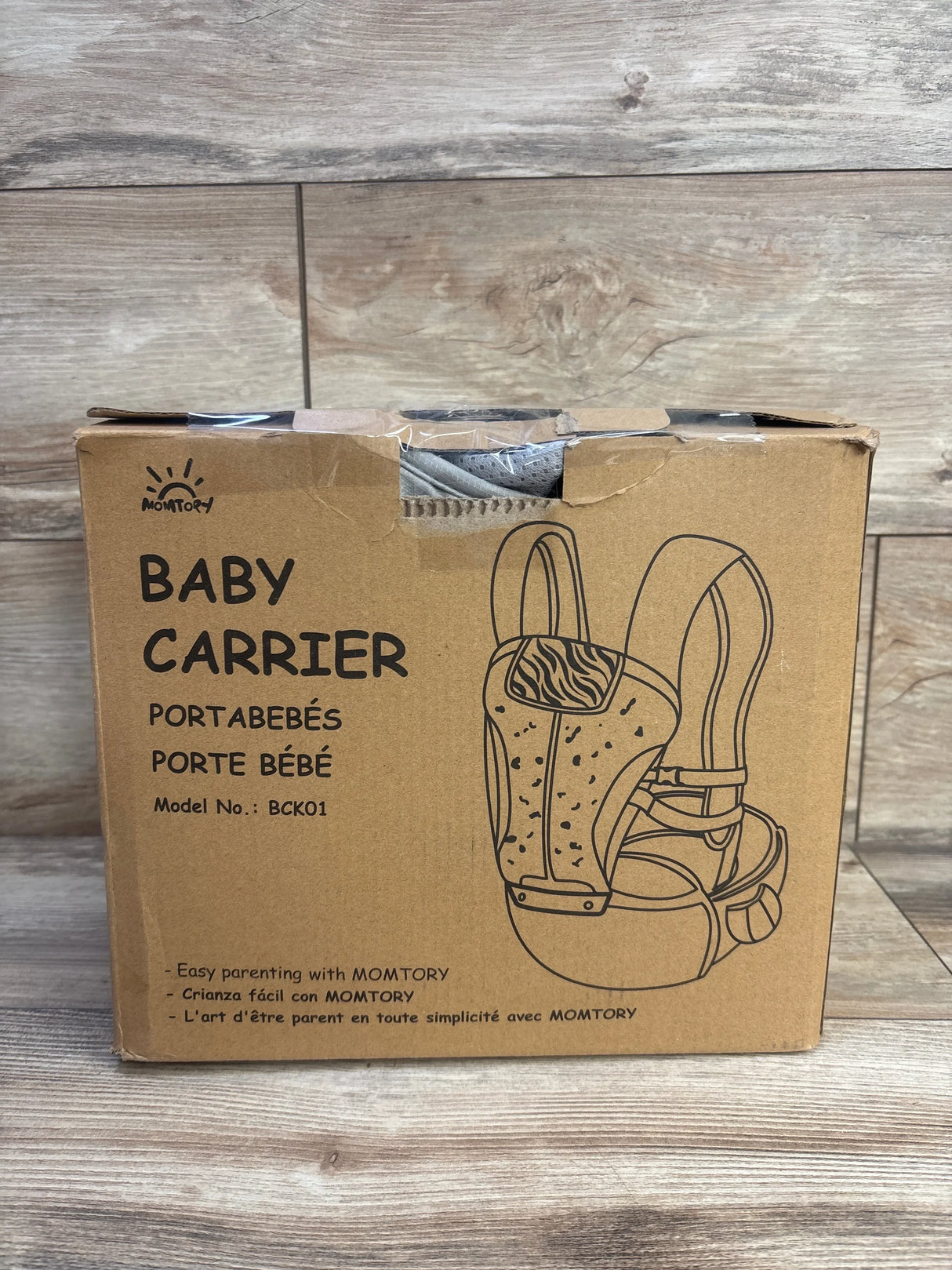 NEW Momtory 6-in-1 Baby Carrier in Deep Grey 7-50lbs
