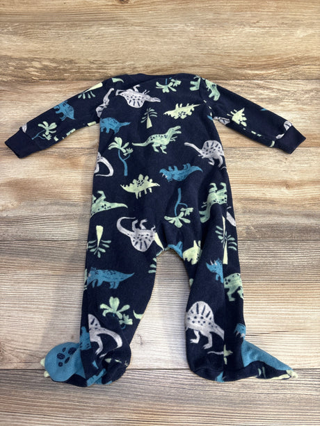 Just One You Dinosaur Blanket Sleeper Navy sz 9m - Me n Mommy To Be