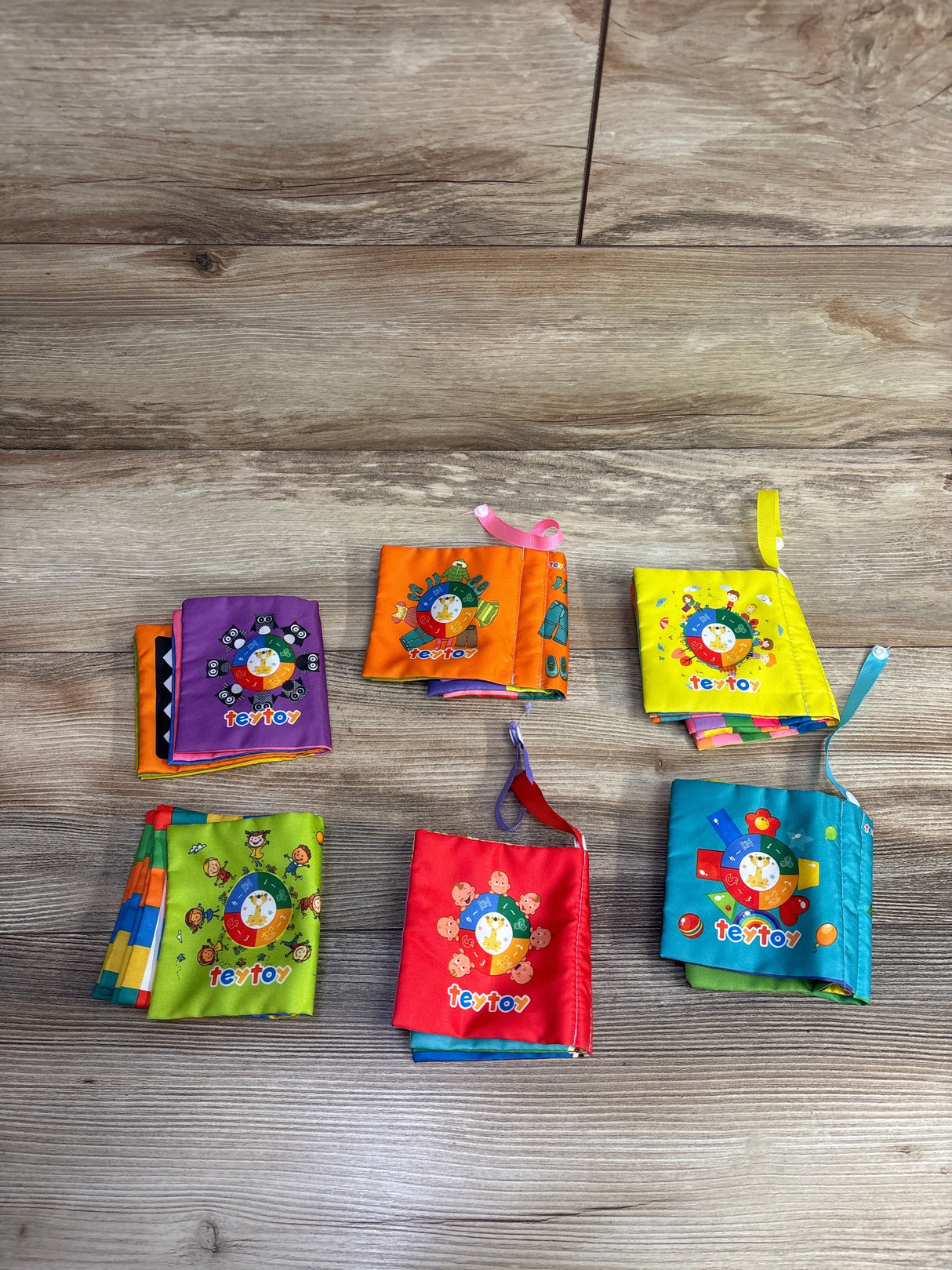 Teytoy 6Pc My First Soft Crinkle Cloth Book