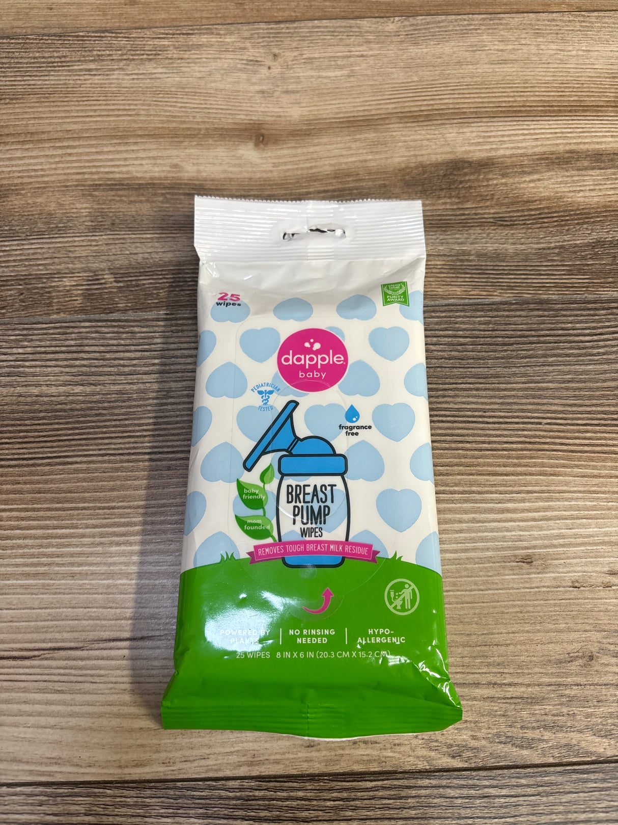NEW Dapple Breast Pump Cleaning Wipes - Fragrance Free - 25ct