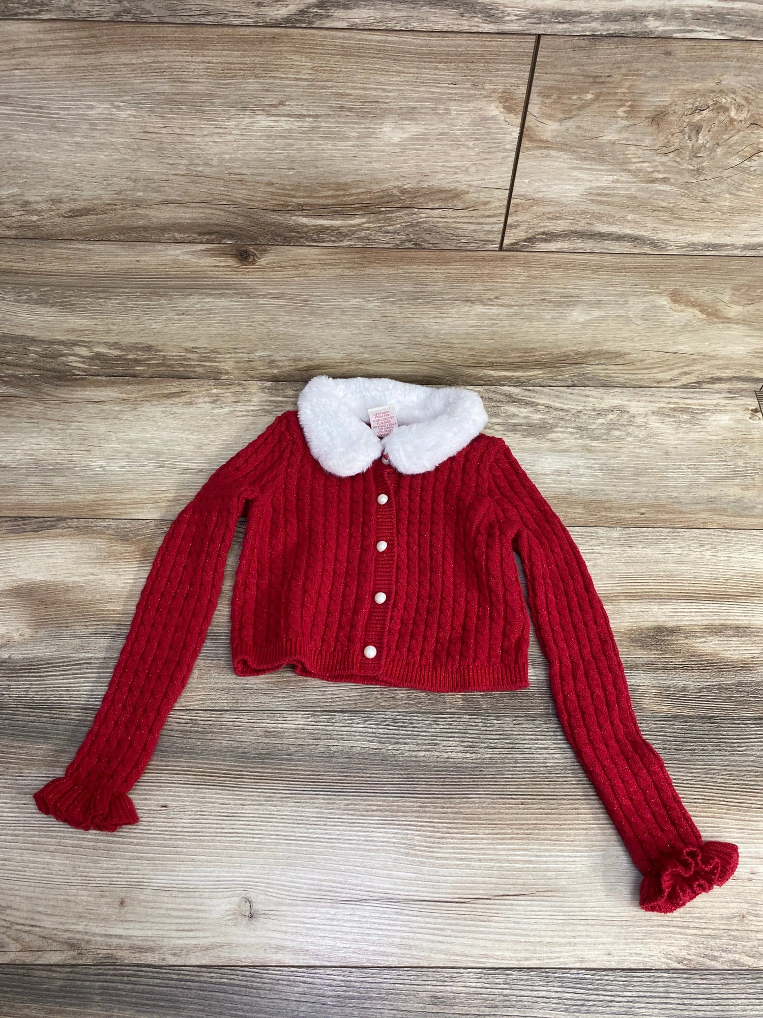 Cynthia Rowley Cable Knit Christmas Sweater Red sz 5-6