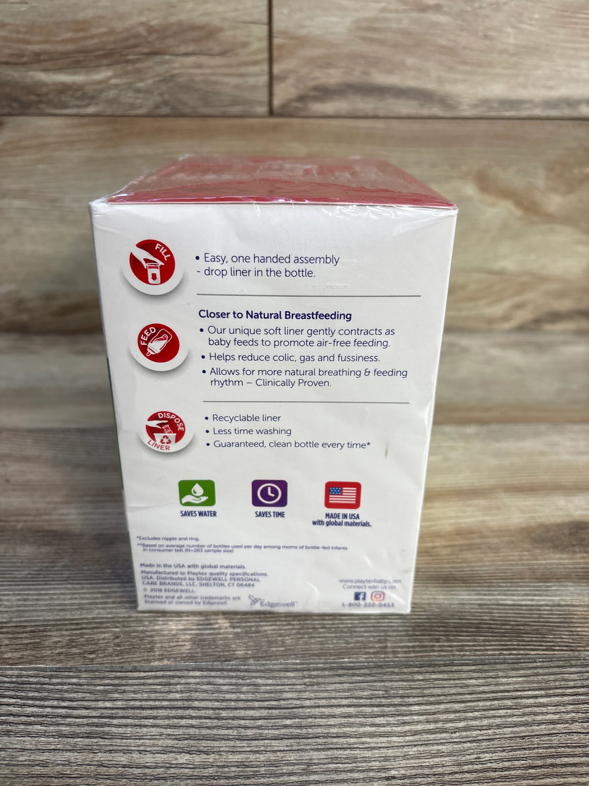 NEW Playtex Baby Pre-Sterilized Nurser Drop-Ins Liners 4oz 150ct.