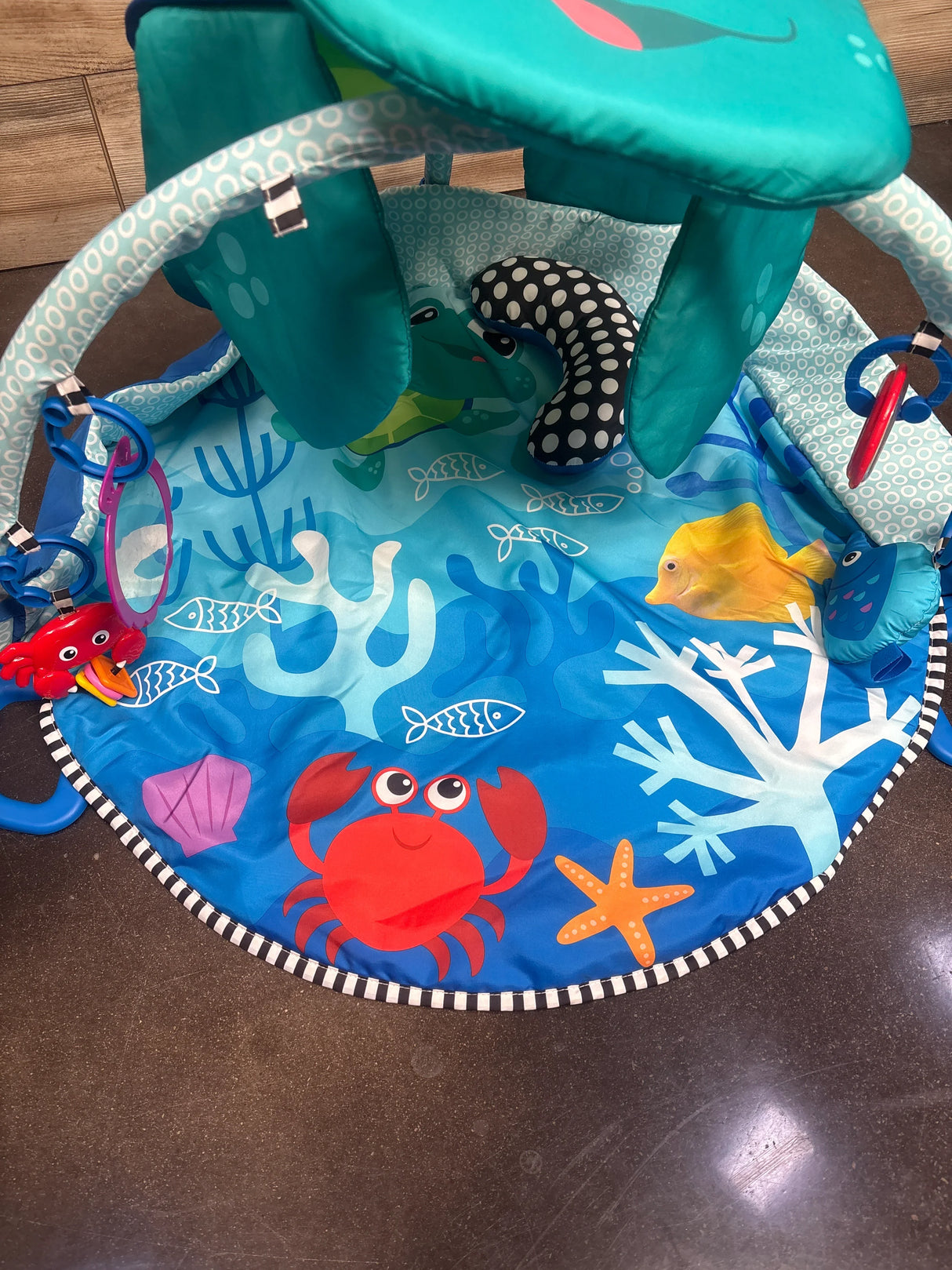 Baby Einstein Neptune Under the Sea Lights & Sounds Activity Gym - Me n Mommy To Be