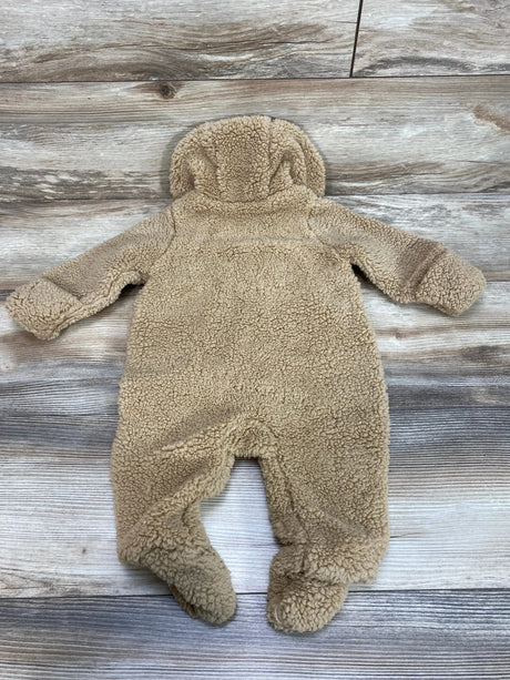 Baby Gap Sherpa Hooded Bunting Brown sz 3-6m - Me n Mommy To Be