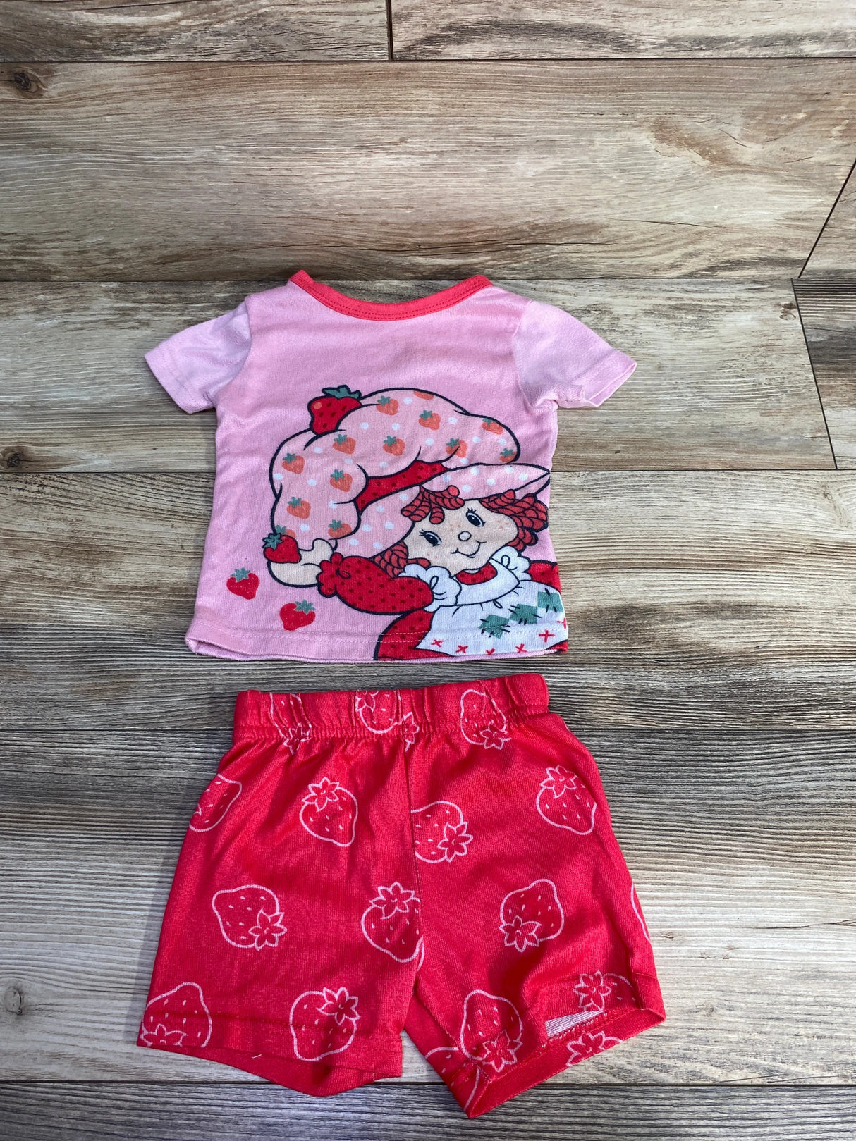 Strawberry Shortcake 2pc Pajama Set Pink sz 3T