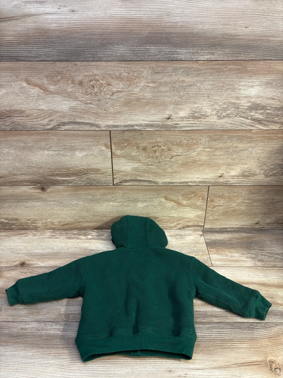 Baby Gap Sherpa-Lined Thermal Zip Hooded Jacket Green sz 18-24m