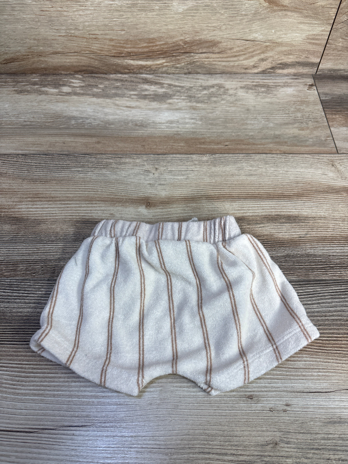 Grayson Mini Striped Terry Cloth Shorts Ivory sz 0-3m