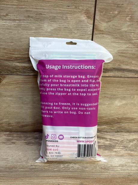 NEW Sposie 8oz Breastmilk Storage Bags 100ct - Me n Mommy To Be