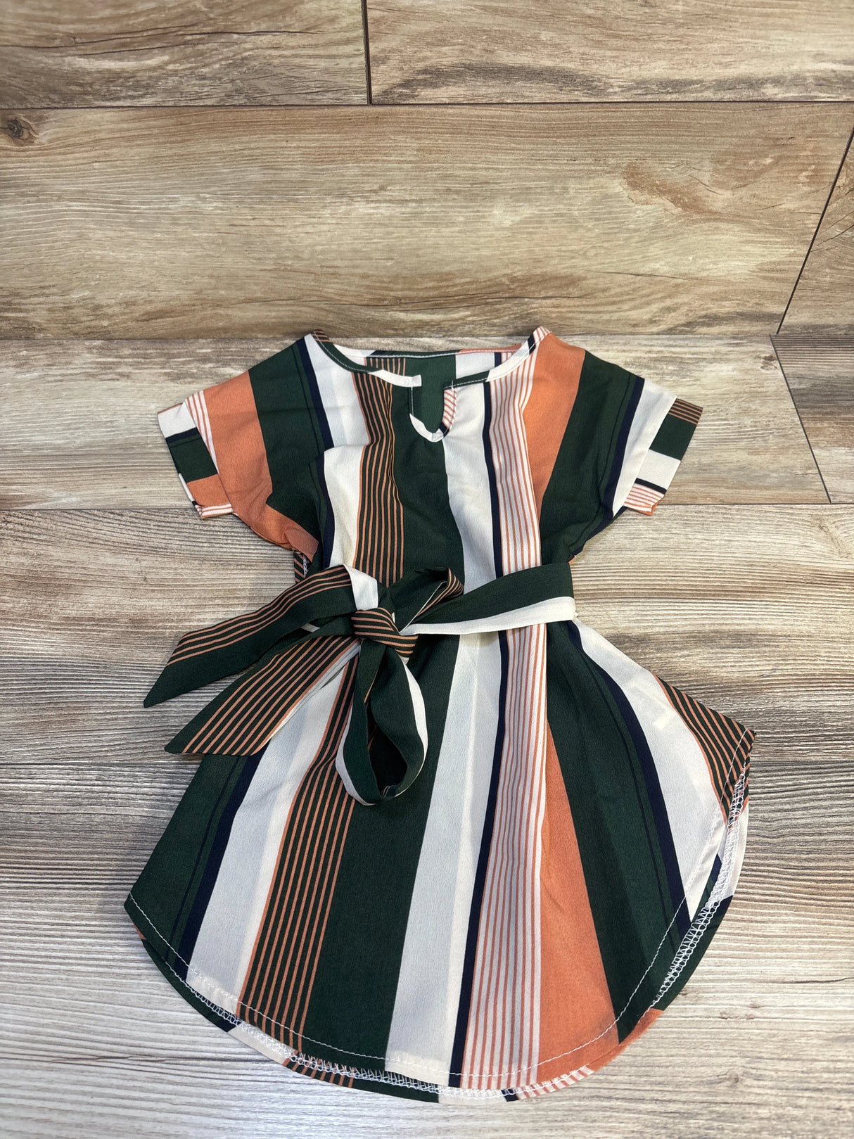 Shein Striped Dress Green sz 2T