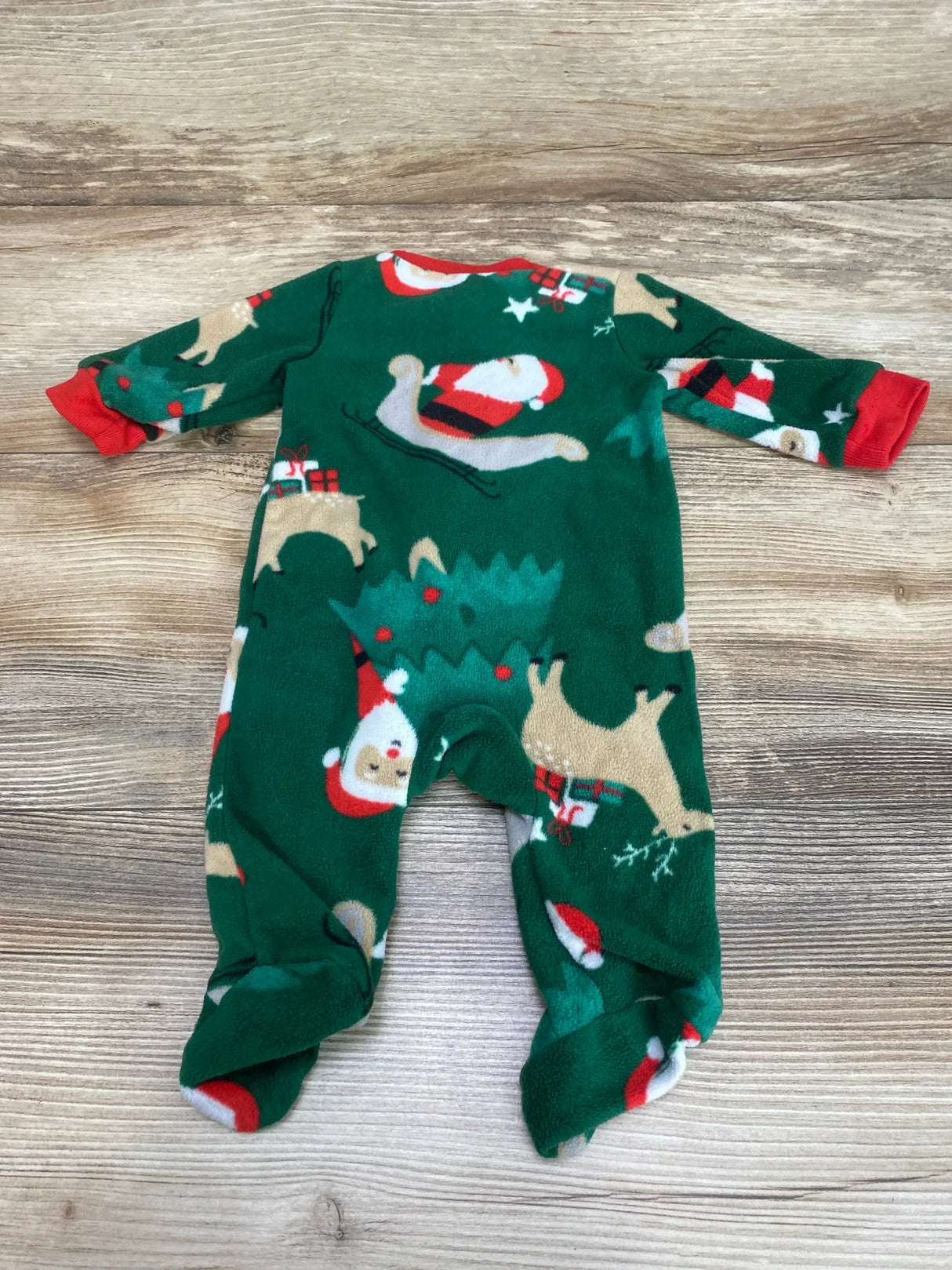 Carter's Santa Blanket Sleeper Green sz Newborn - Me n Mommy To Be