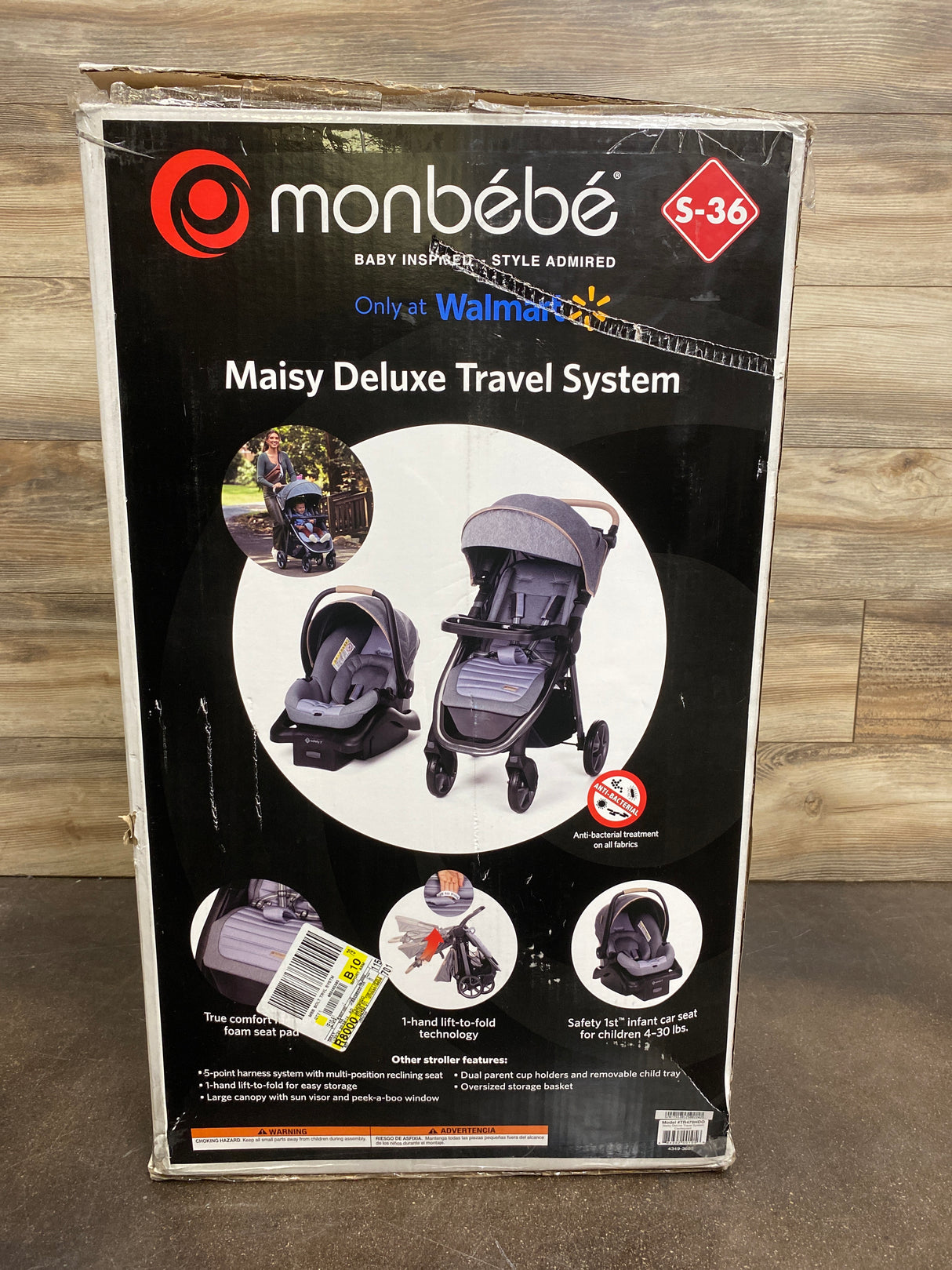 NEW Monbebe Maisy Deluxe Travel System in Castlepoint