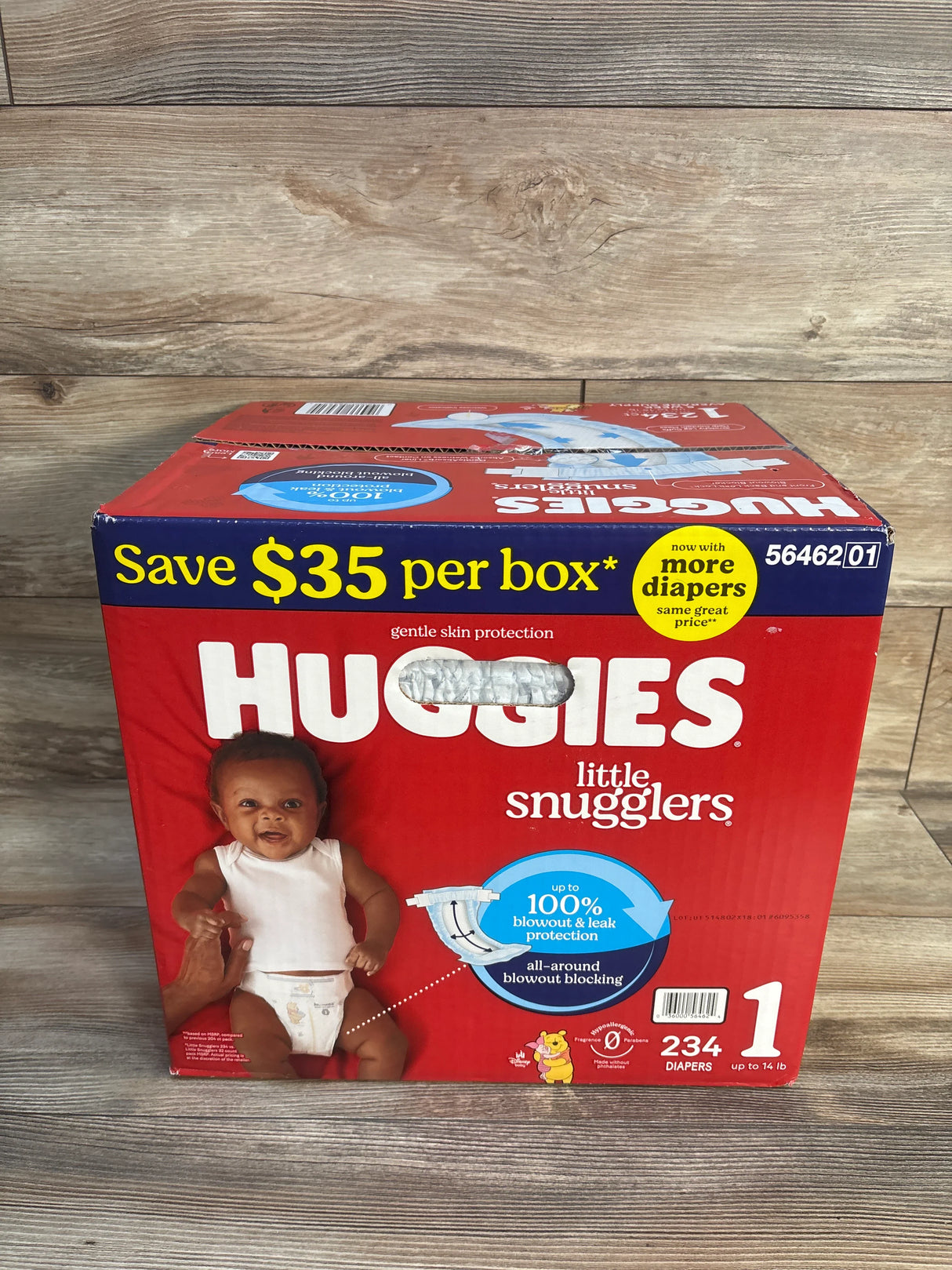 NEW Huggies Little Snugglers Diapers Size 1, 234ct.