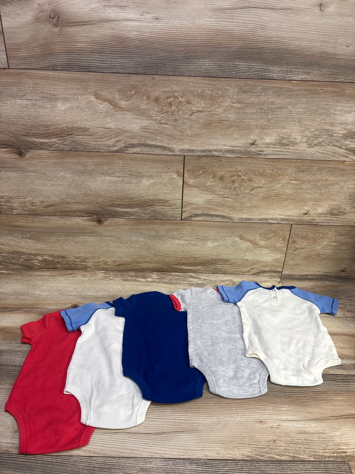 Lyrics by Lennon & McCartney 5pk The Beatles Bodysuits Blue sz 3-6m